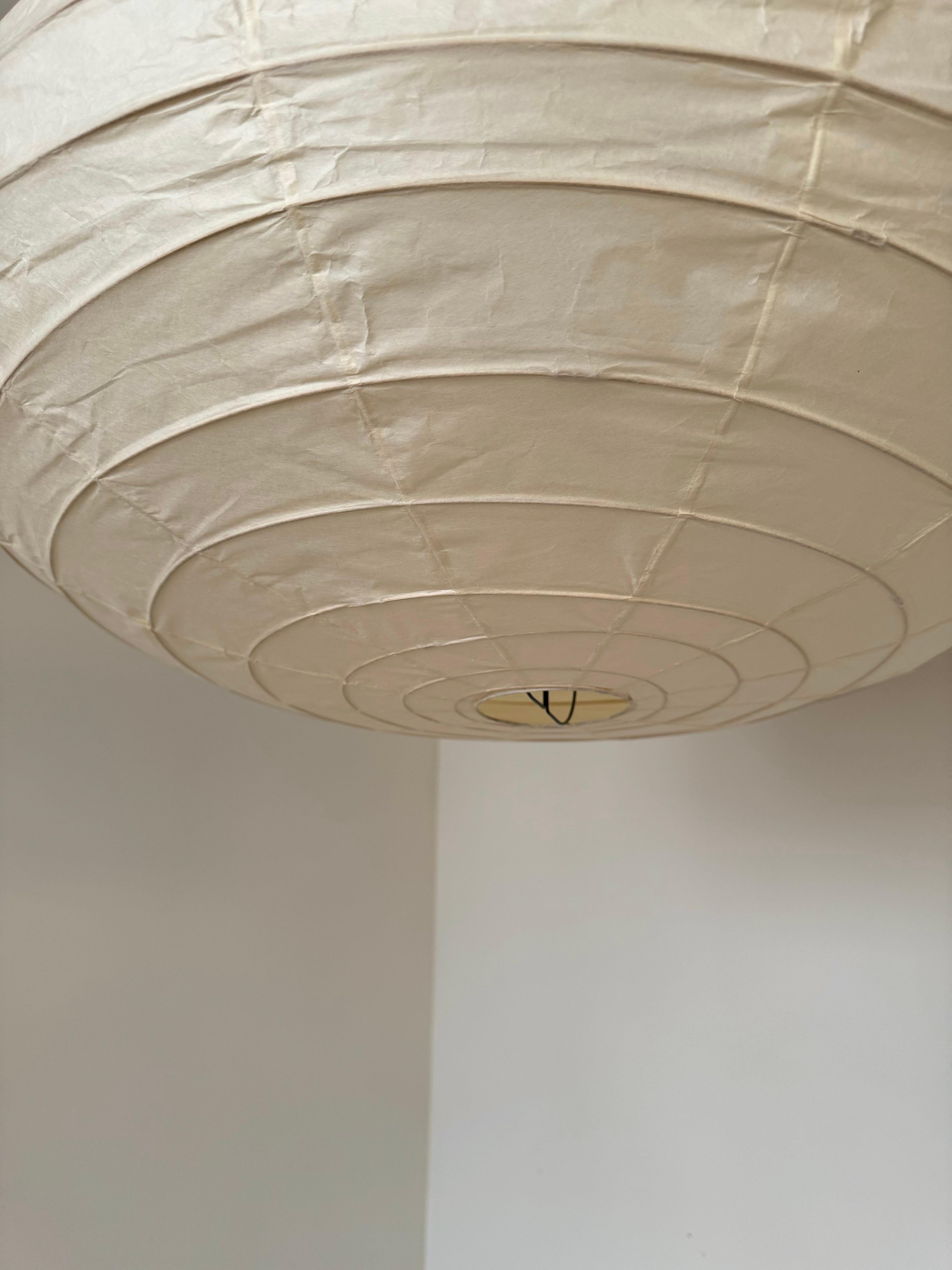 Isamu Noguchi Akari Light Sculpture, Model 70EN Ceiling Lamp 8
