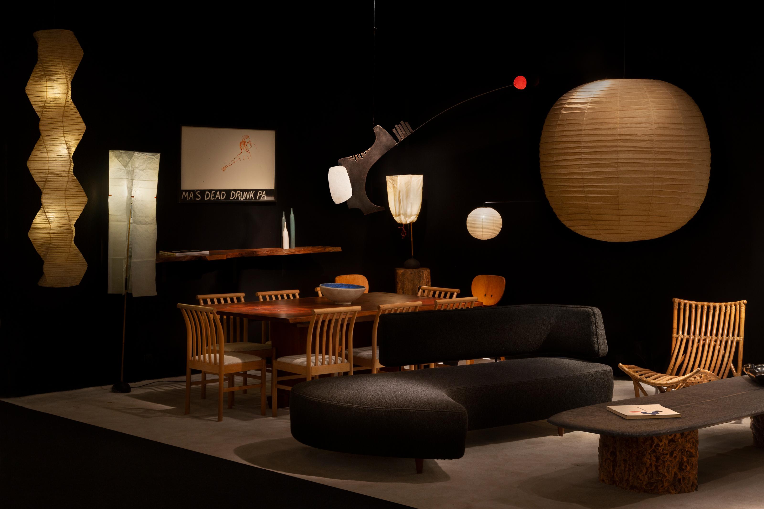 Japanese Isamu Noguchi Akari model “125F” 1st edition