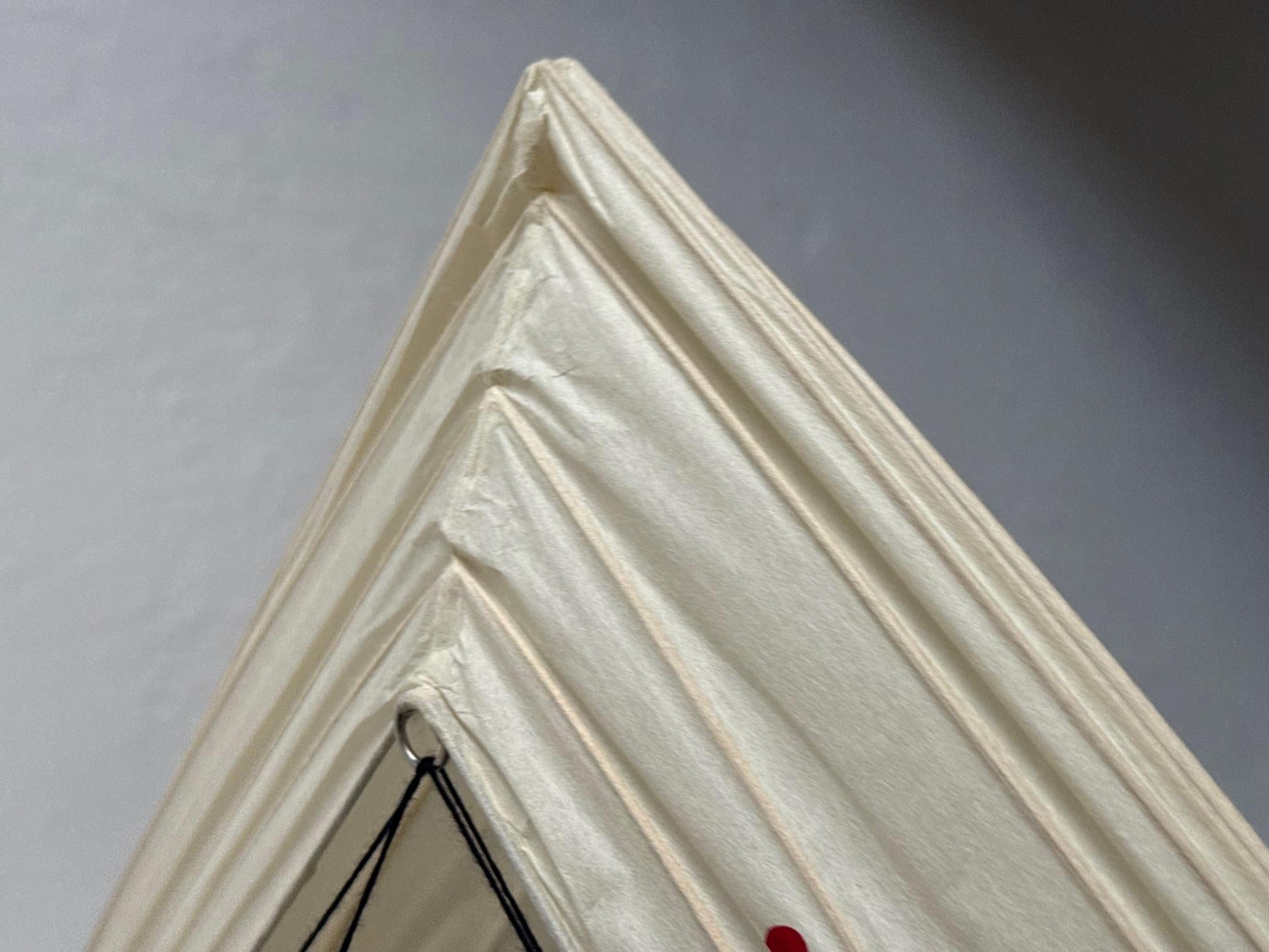 Pendant lamp designed by Isamu Noguchi.

Manufactured by Ozeki & Company Ltd. (Japan.)

Bamboo ribbing structure covered by washi paper manufactured according to the traditional procedures.

In original vintage condition, with a lot of wear