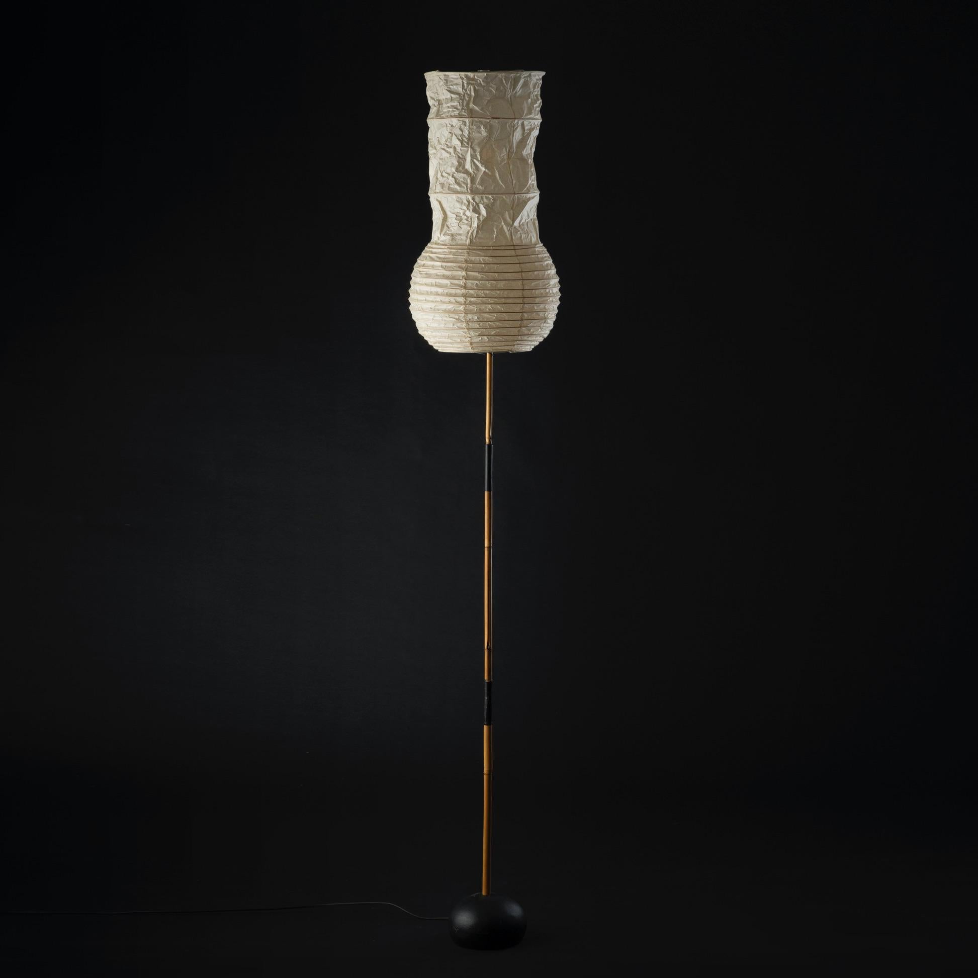 Japanese Isamu Noguchi Akari S1 on BB3 Base, Ozeki, 1951