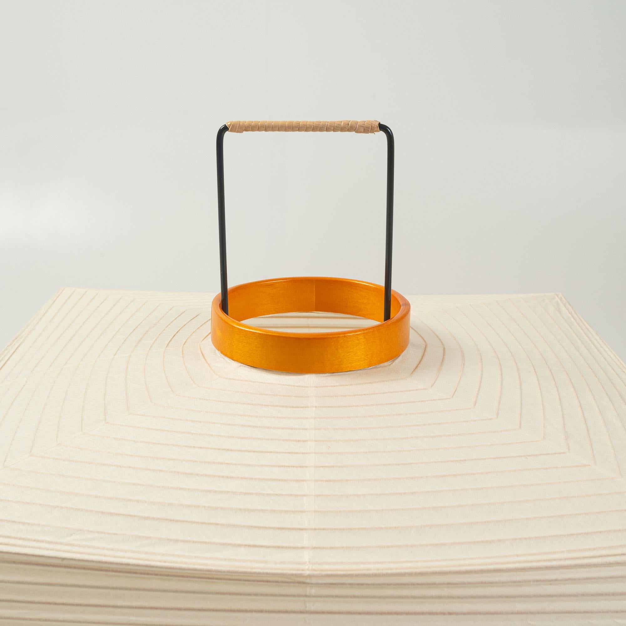 Steel Isamu Noguchi Akari Table or Floor Lamp, Model 7A