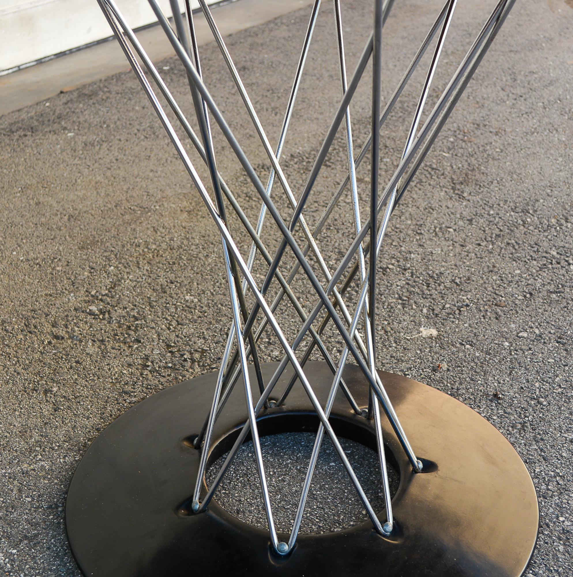 Chrome Isamu Noguchi Cyclone Dining Table for Knoll For Sale