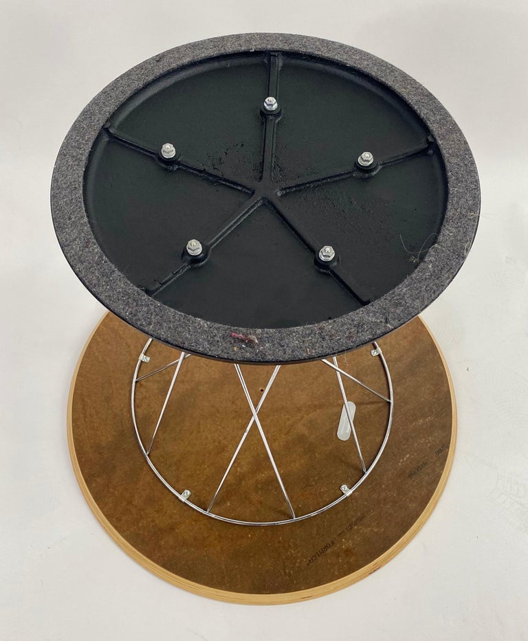 Isamu Noguchi Cyclone End Table for Knoll, MCM Black Laminate and ...