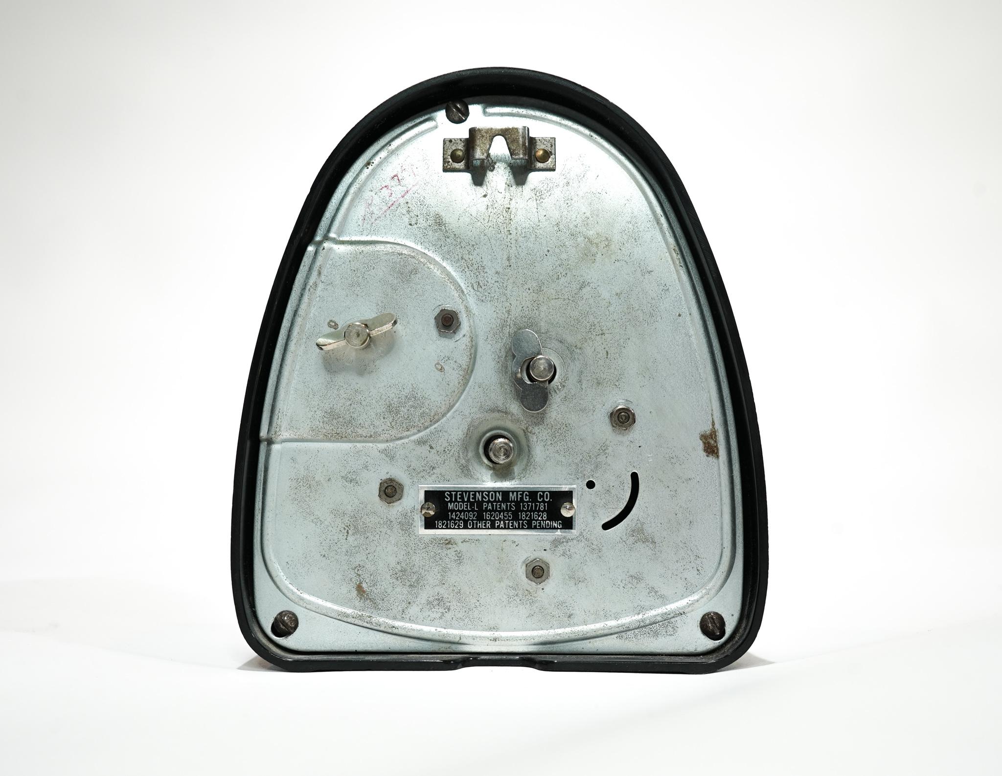 Mid-Century Modern Isamu Noguchi Designed Stevenson Hawkeye Measured Time Clock