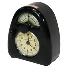 Vintage Isamu Noguchi Designed Stevenson Hawkeye Measured Time Clock