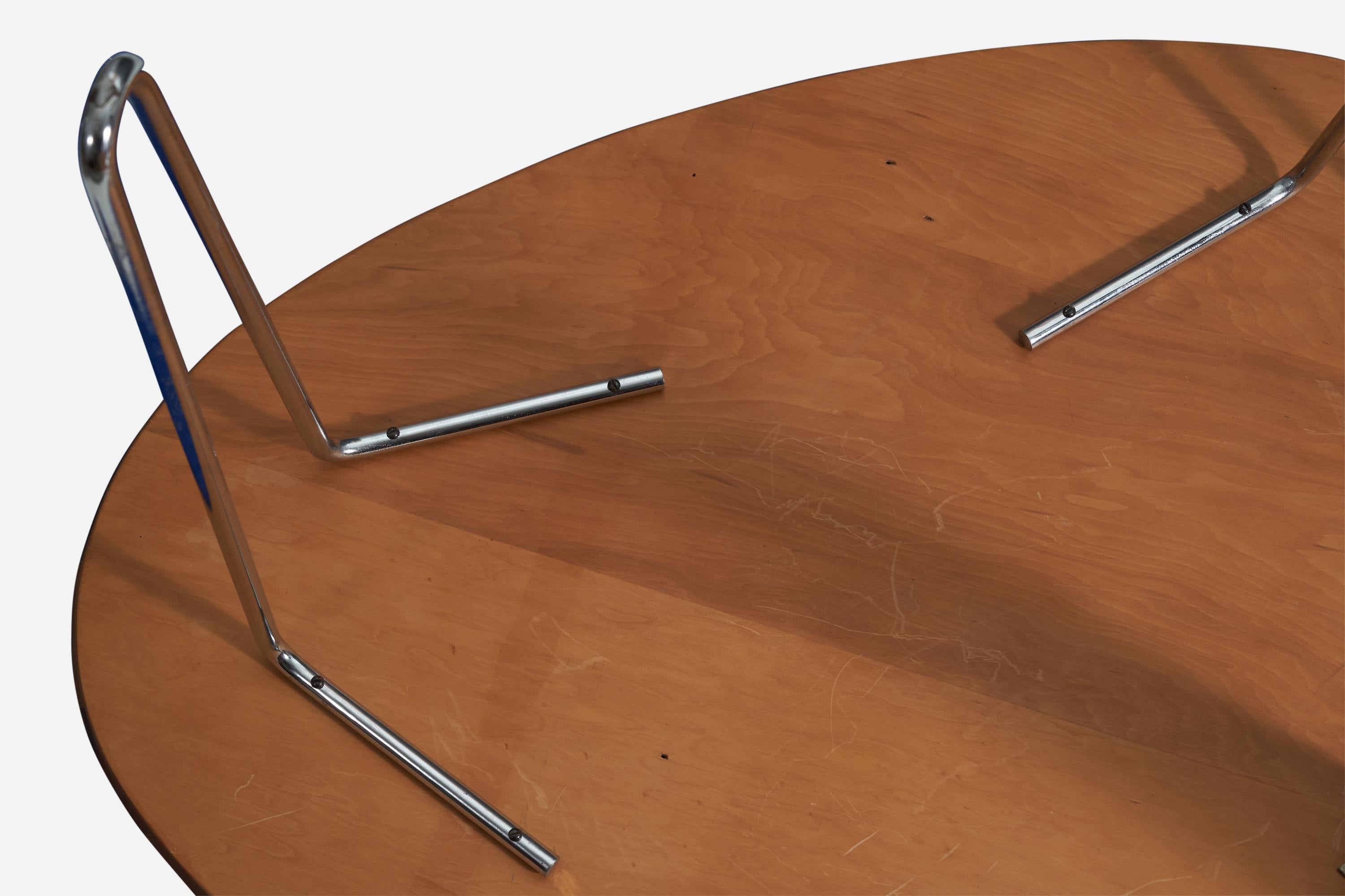 Table « Rudder » d'Isamu Noguchi, en bouleau et acier, Herman Miller, années 1950 en vente 1