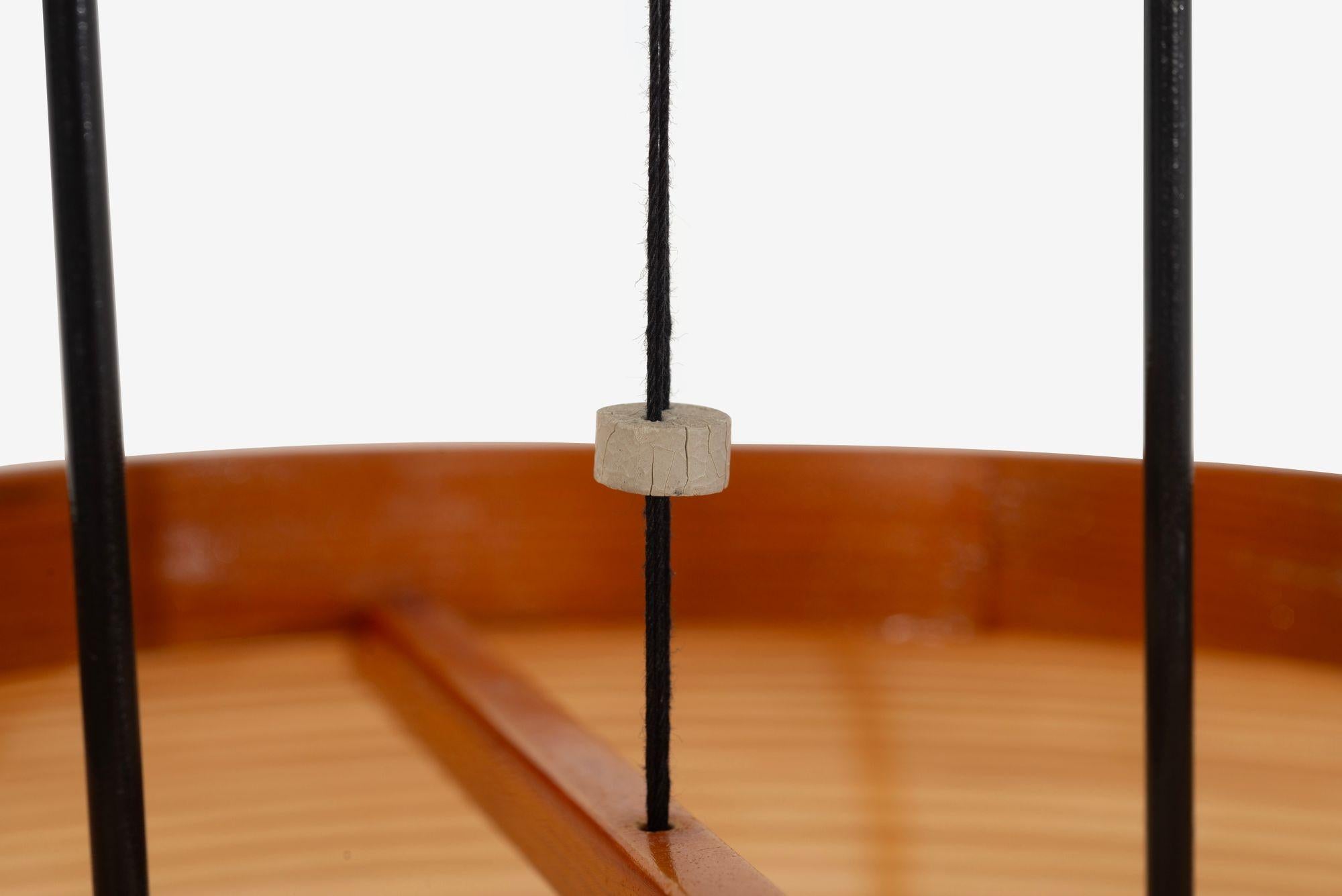 Milieu du XXe siècle Isamu Noguchi pour la sculpture lumineuse Akari, modèle 10A en vente