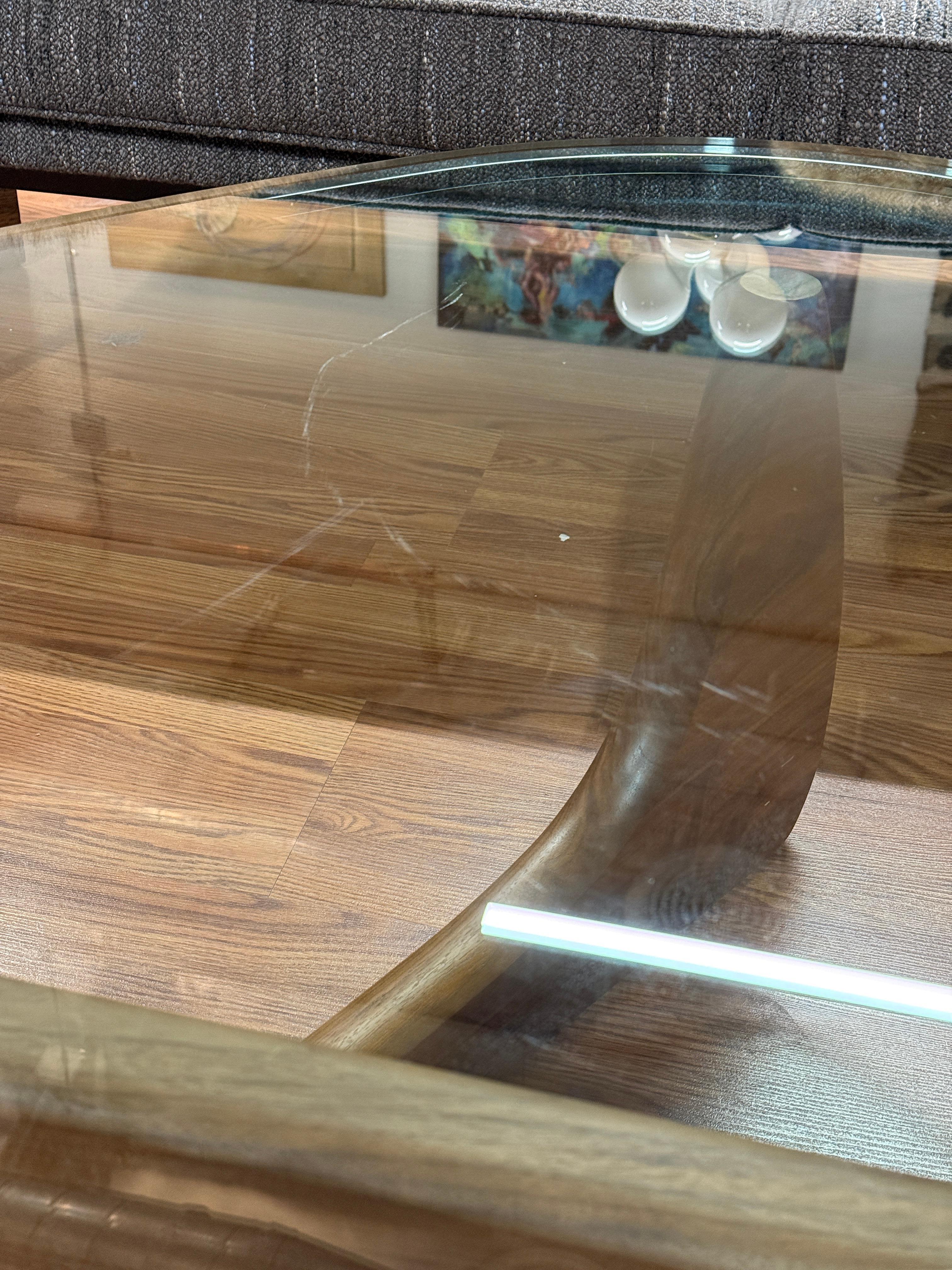 Isamu Noguchi for Herman Miller Coffee Table in Walnut, Signed 3