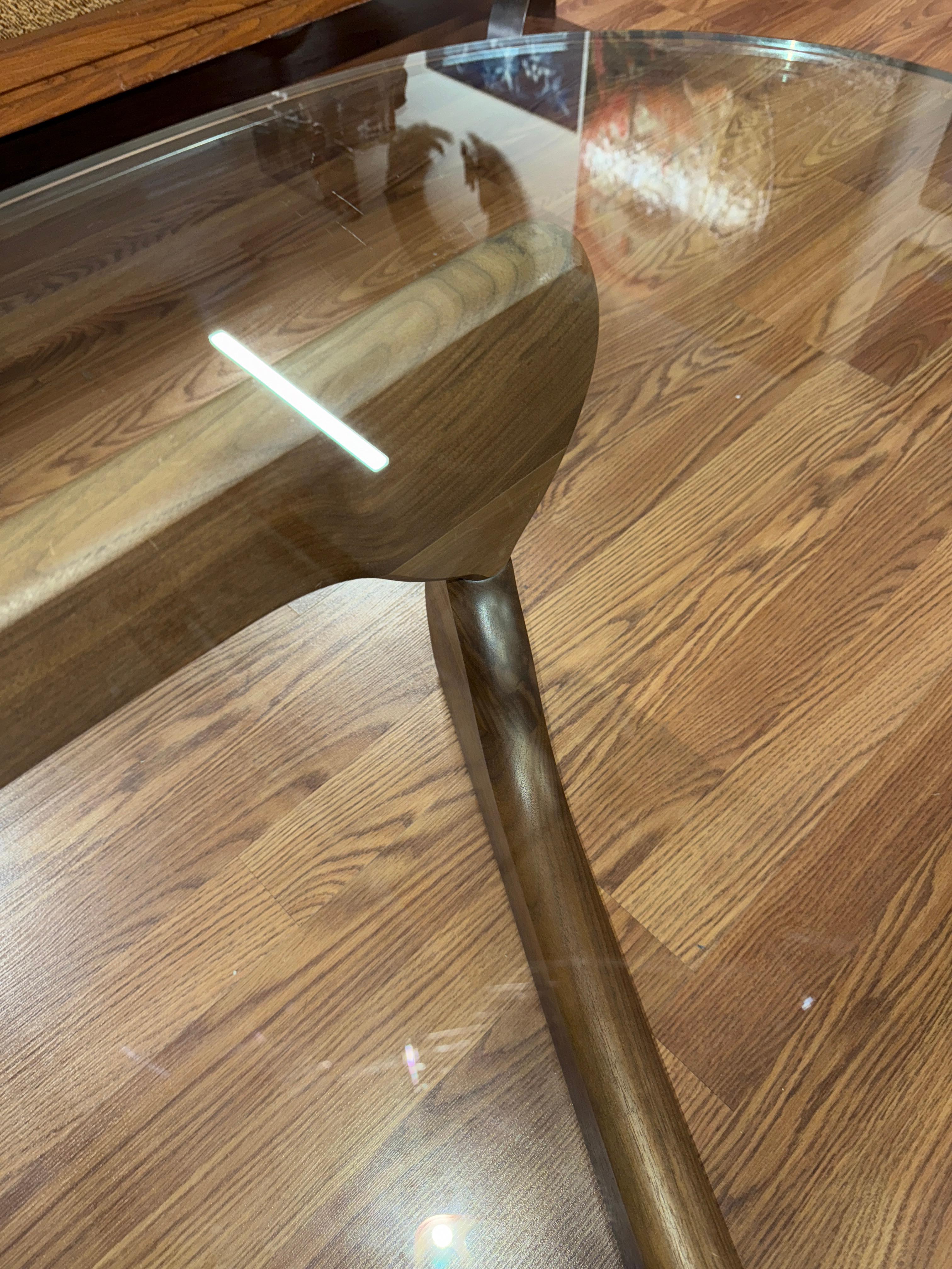 Isamu Noguchi for Herman Miller Coffee Table in Walnut, Signed 9