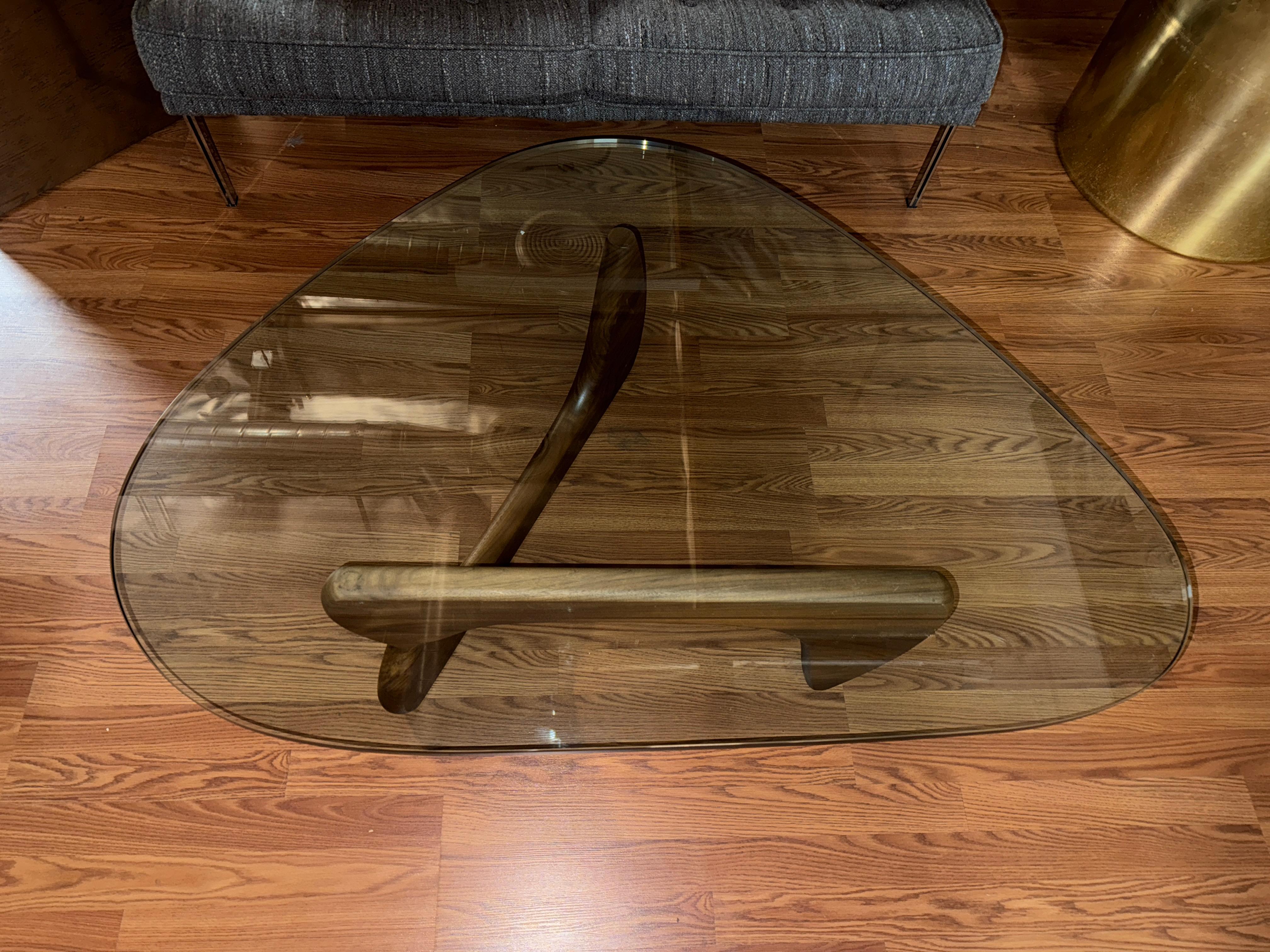 American Isamu Noguchi for Herman Miller Coffee Table in Walnut, Signed