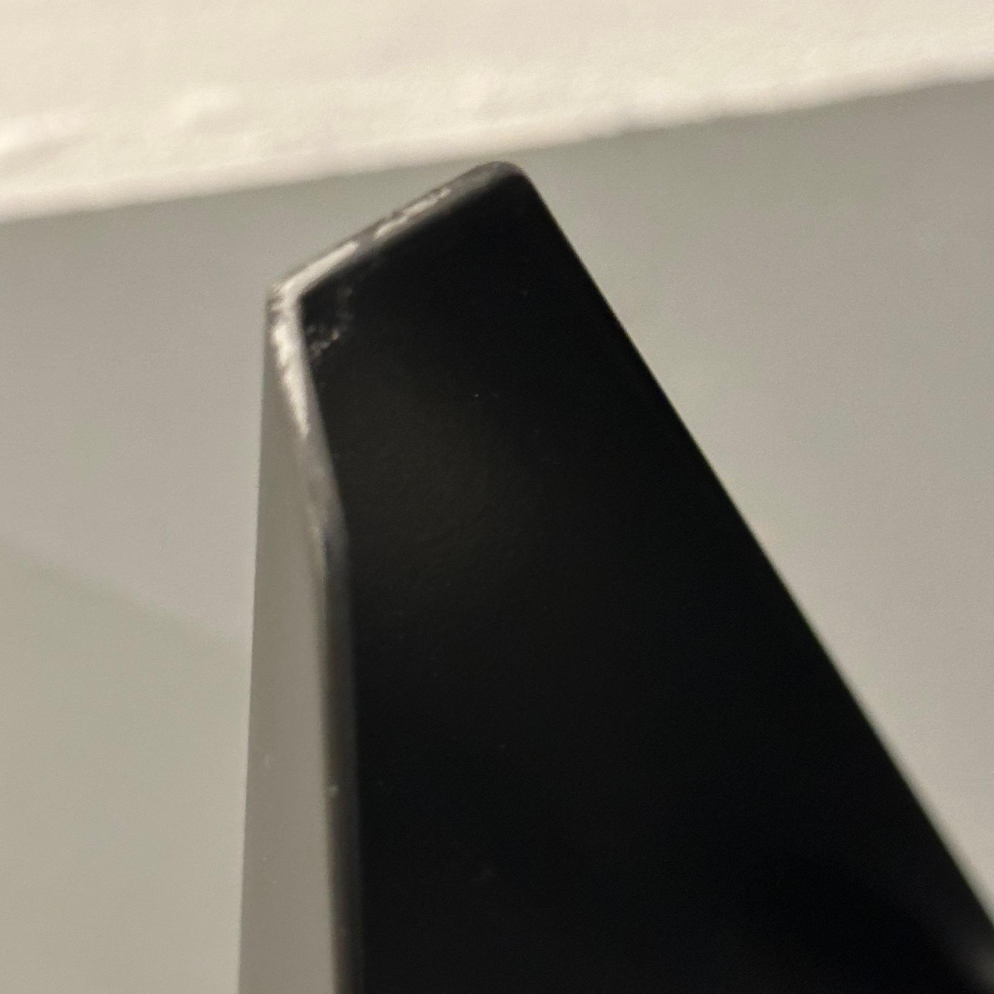 Contemporary Isamu Noguchi for Vitra Black Aluminum Prismatic Table 2002 Edition