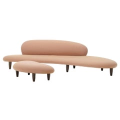 Isamu Noguchi Freeform Sofa and Ottoman by Vitra