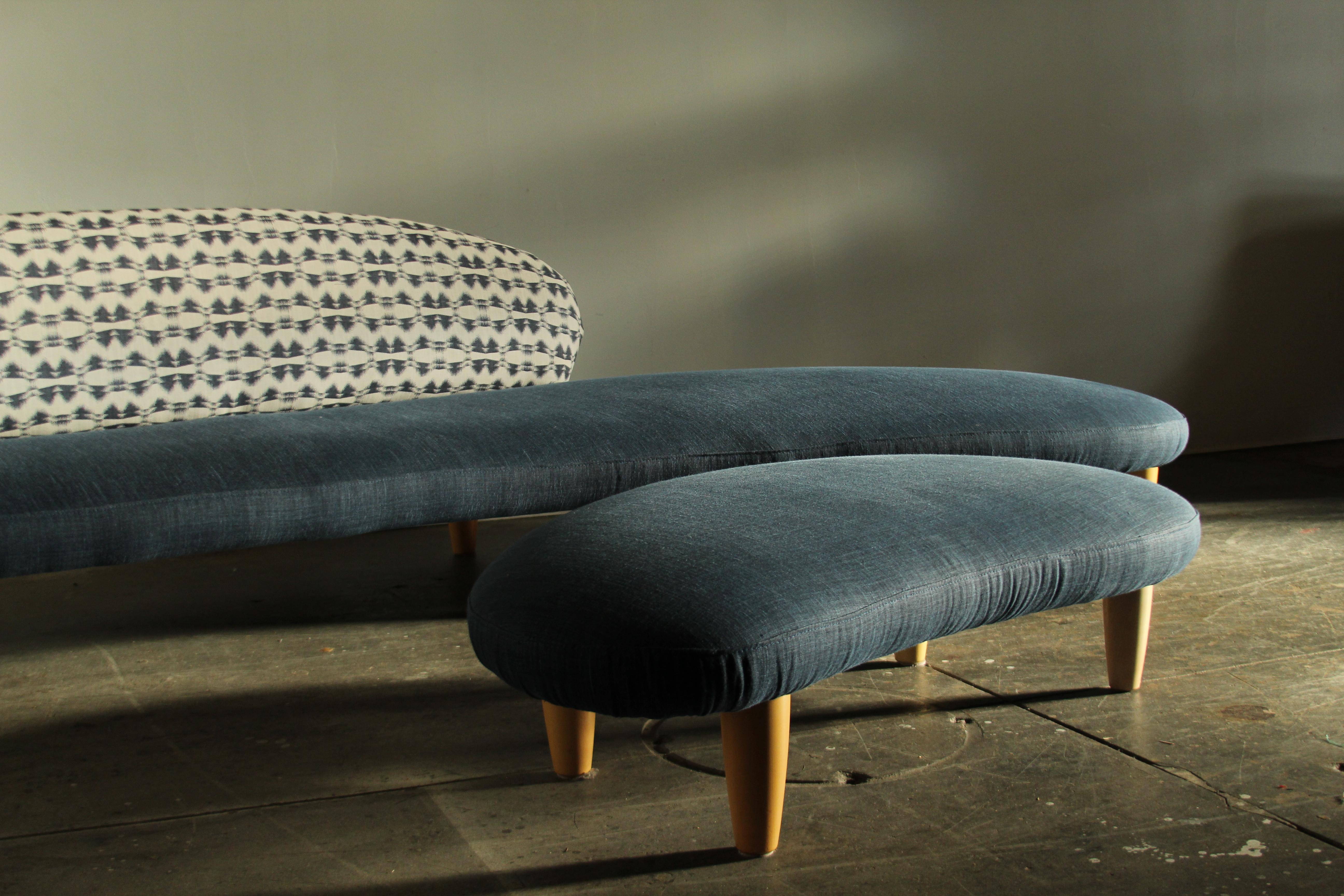 Isamu Noguchi Freeform Sofa and Ottoman for Vitra, 2000s For Sale 1