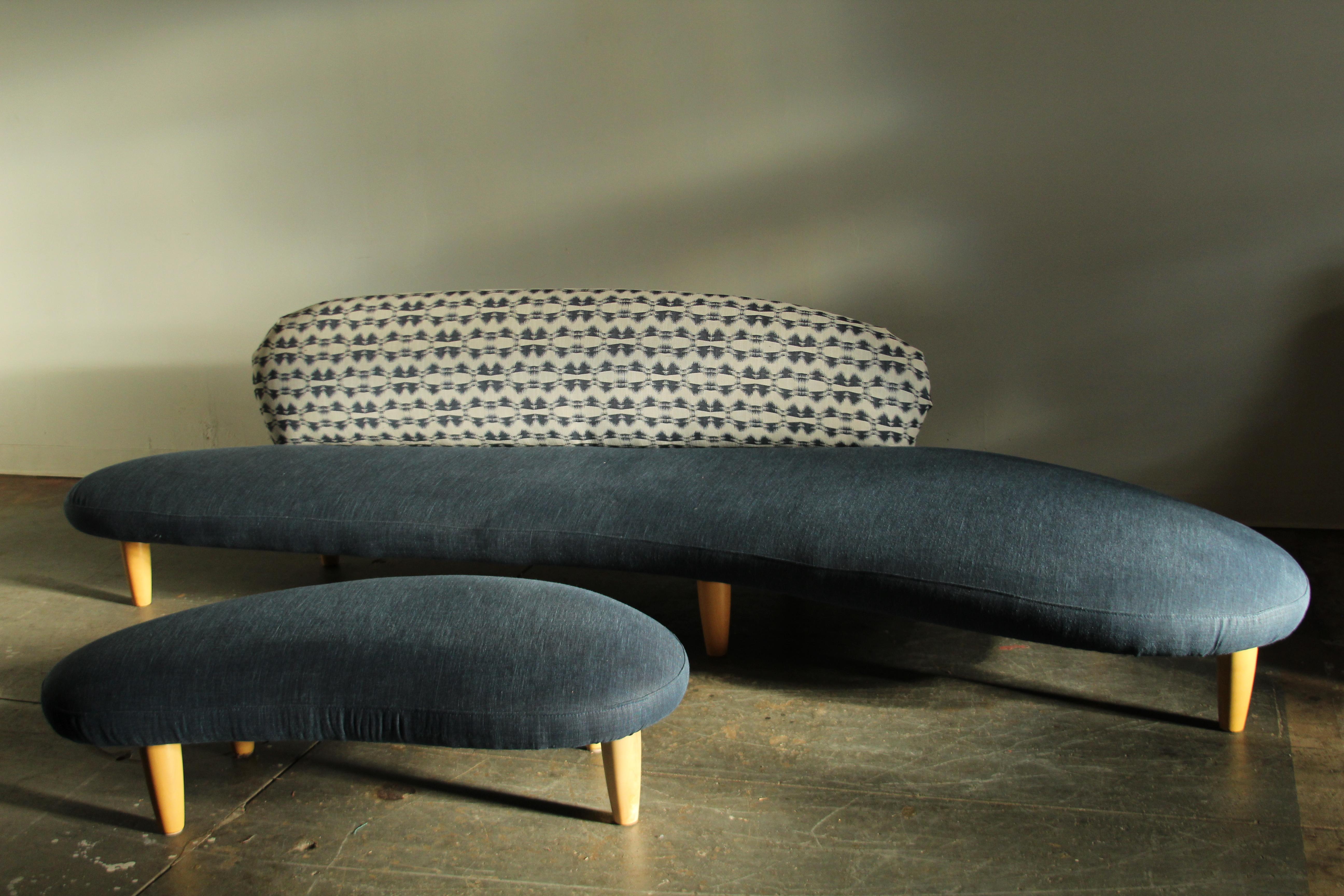 Isamu Noguchi Freeform Sofa and Ottoman for Vitra, 2000s For Sale 2