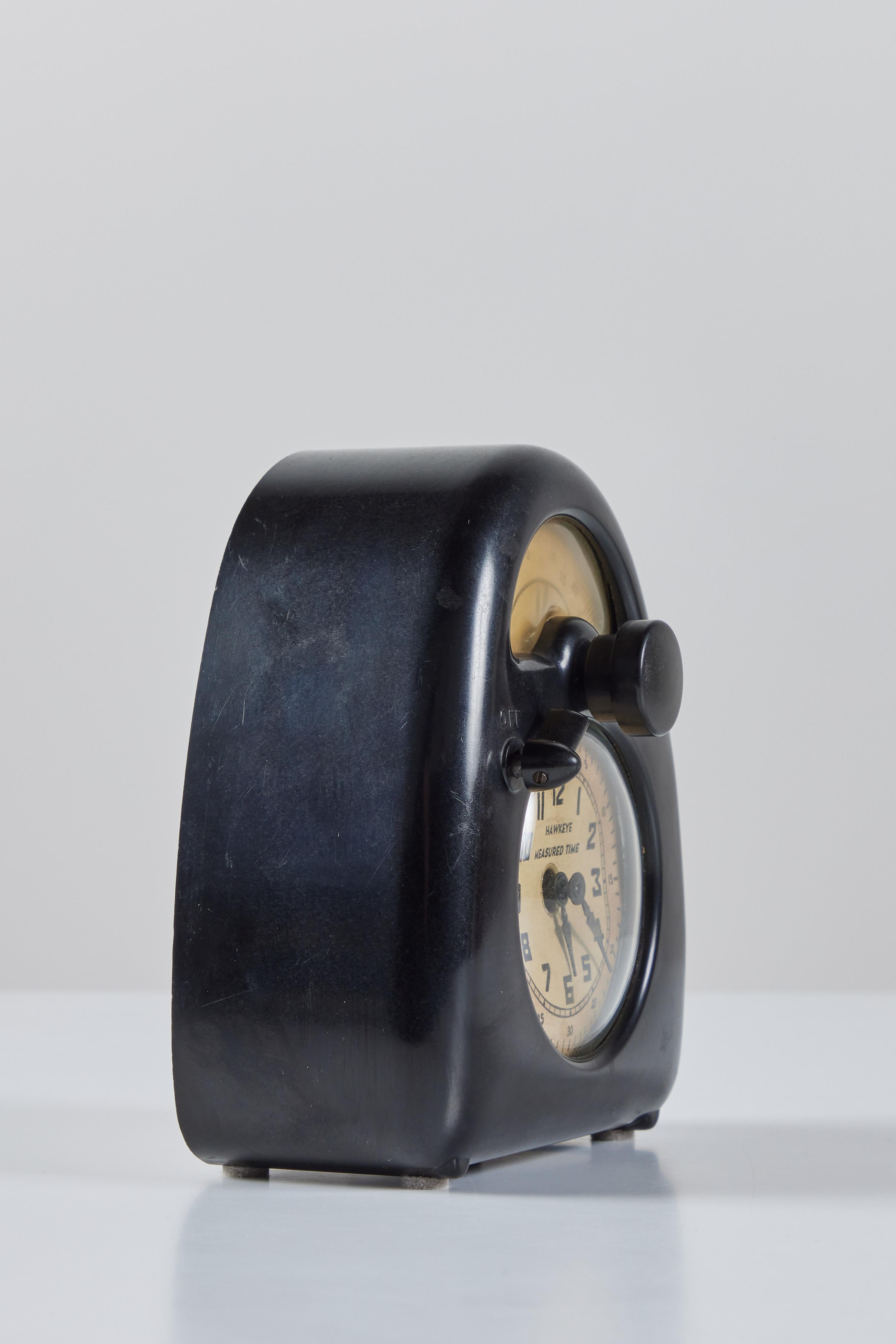 Mid-20th Century Isamu Noguchi Hawkeye Clock & Kitchen Timer