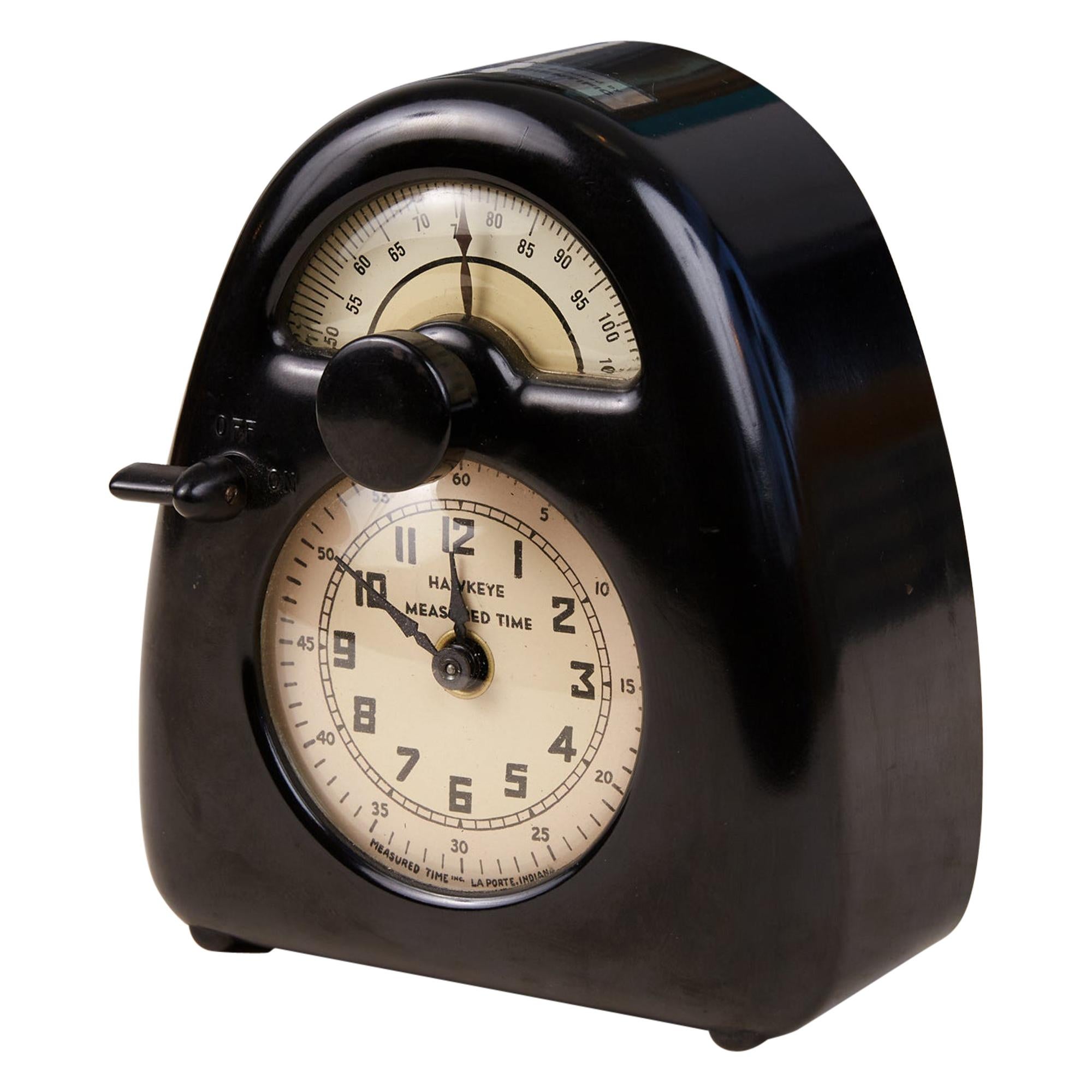 Isamu Noguchi Hawkeye Clock & Kitchen Timer