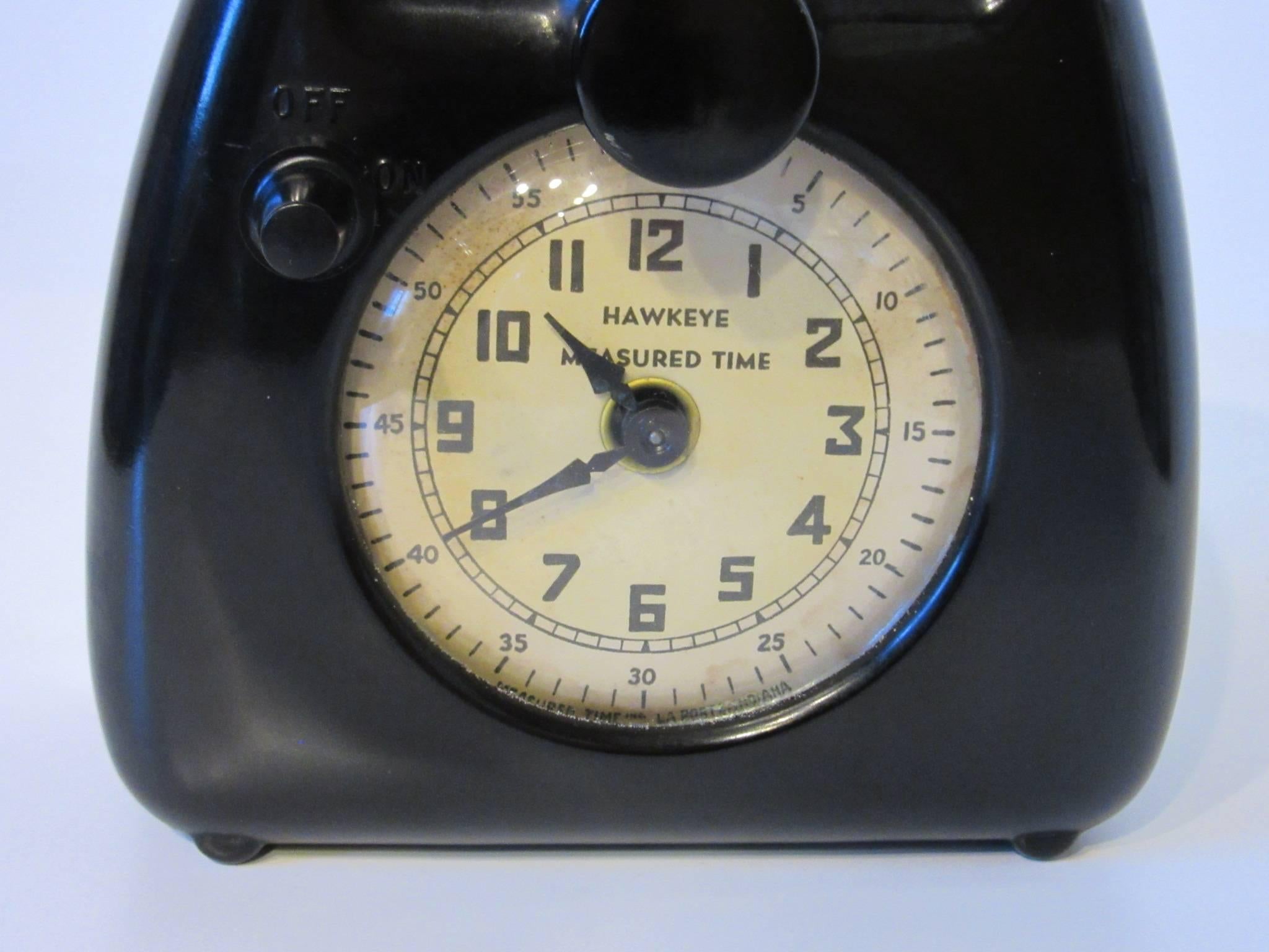 Art Deco Isamu Noguchi Hawkeye Measured Timer