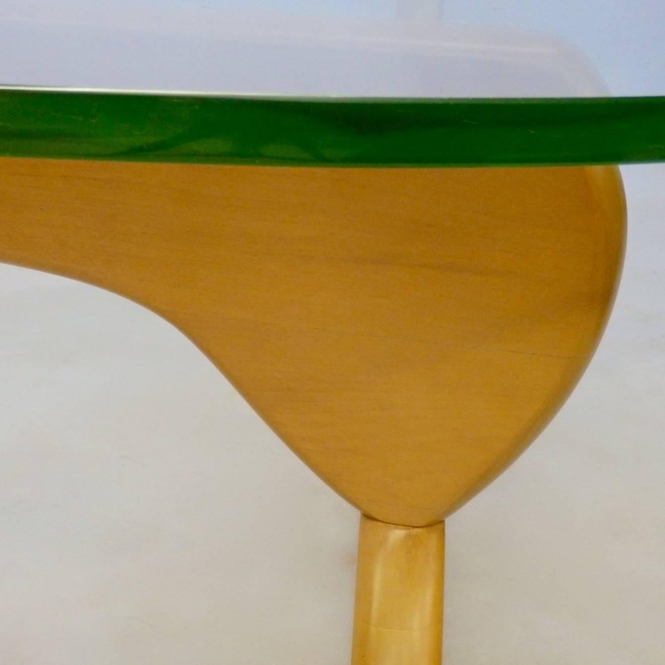 Mid-20th Century Isamu Noguchi Herman Miller Blonde Base in 50 Coffee Table