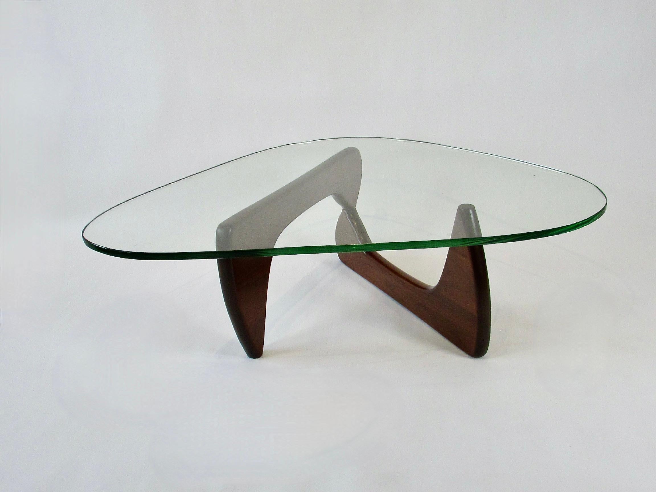 Glass Isamu Noguchi Herman Miller Second Generation IN-50 Cocktail table For Sale