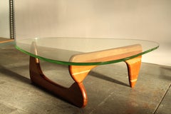 Isamu Noguchi IN-50 Rare Cherry Base Coffee Table For Herman Miller Ca. 1947