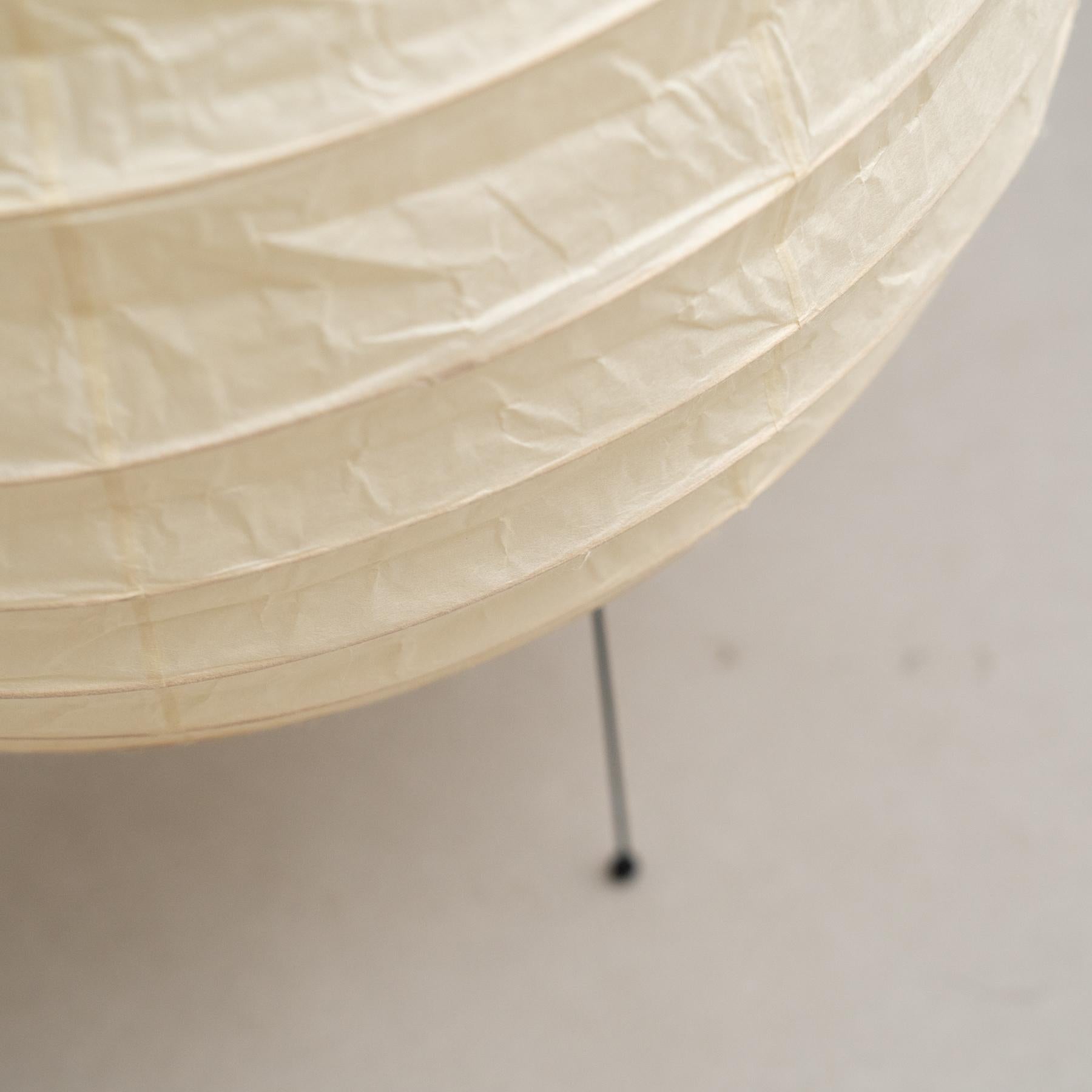 Isamu Noguchi Mid-Century Modern Large Akari Bamboo Washi Paper Floor Lamp 22N For Sale 5