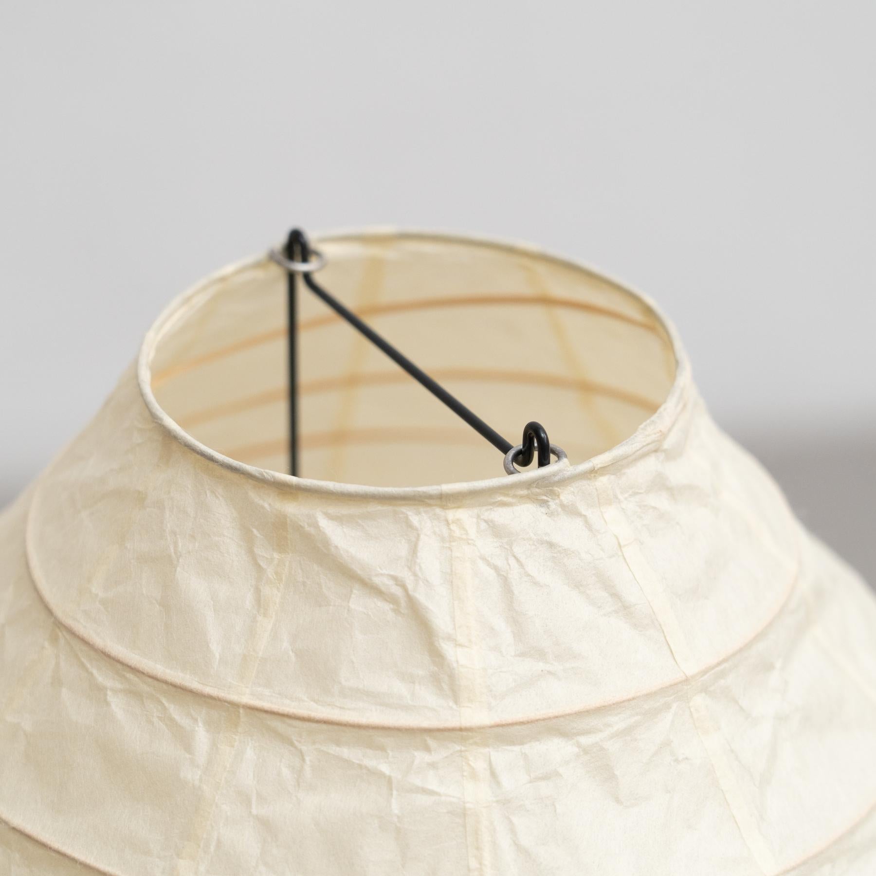 Isamu Noguchi Mid-Century Modern Large Akari Bamboo Washi Paper Floor Lamp 22N For Sale 2