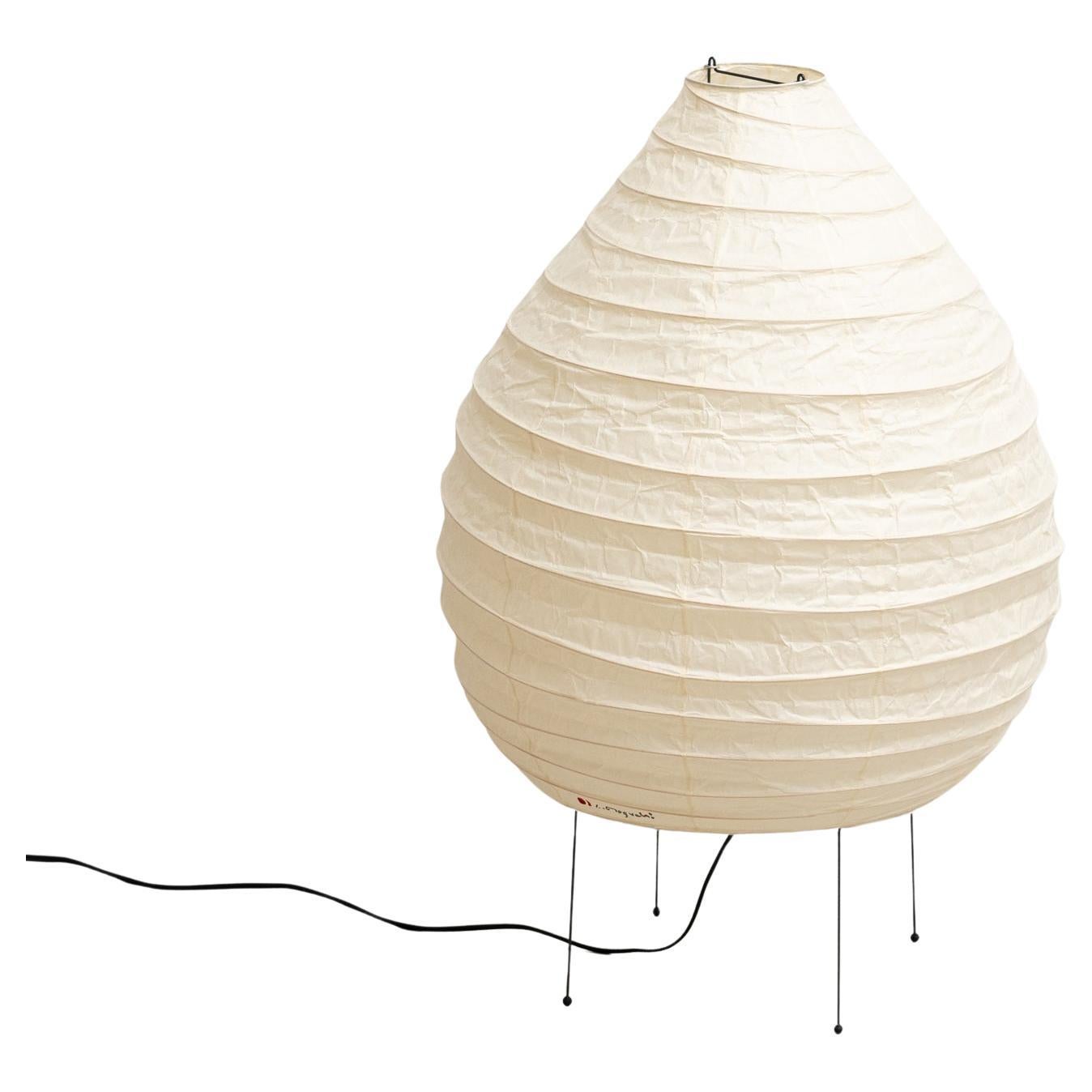 Isamu Noguchi Mid-Century Modern Large Akari Bamboo Washi Paper Floor Lamp 22N For Sale