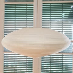 Isamu Noguchi Mid-Century Modern Paper Akari 21A Ceiling Lamp