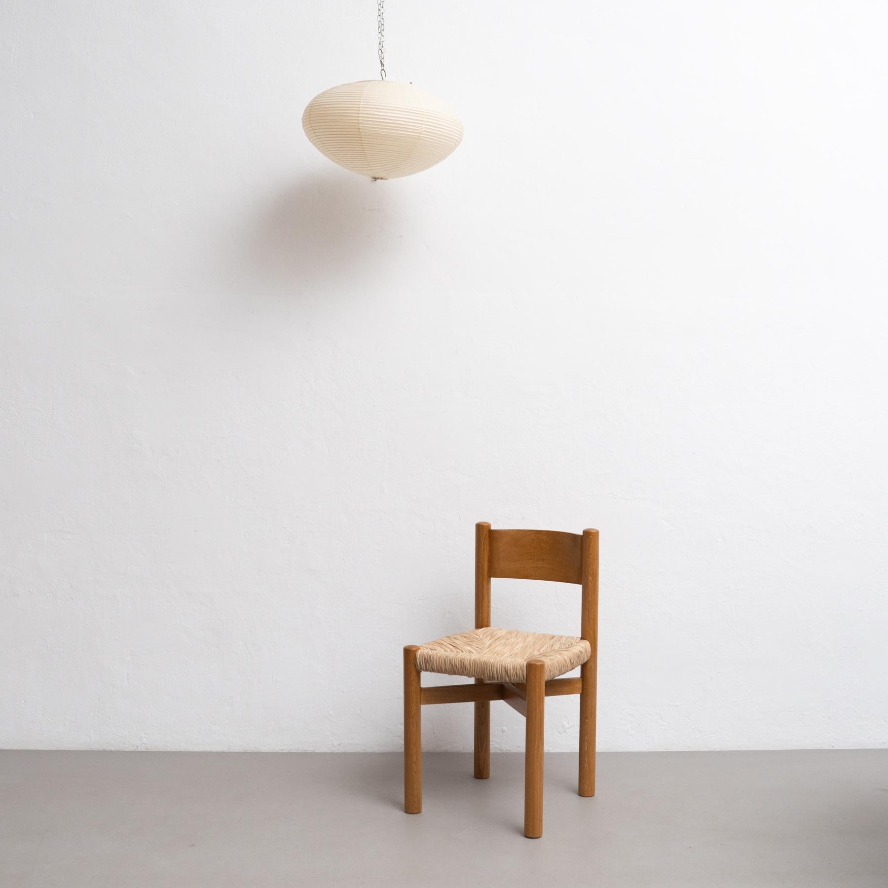 Isamu Noguchi Mid-Century Modern Paper Akari 26A Ceiling Lamp For Sale 3