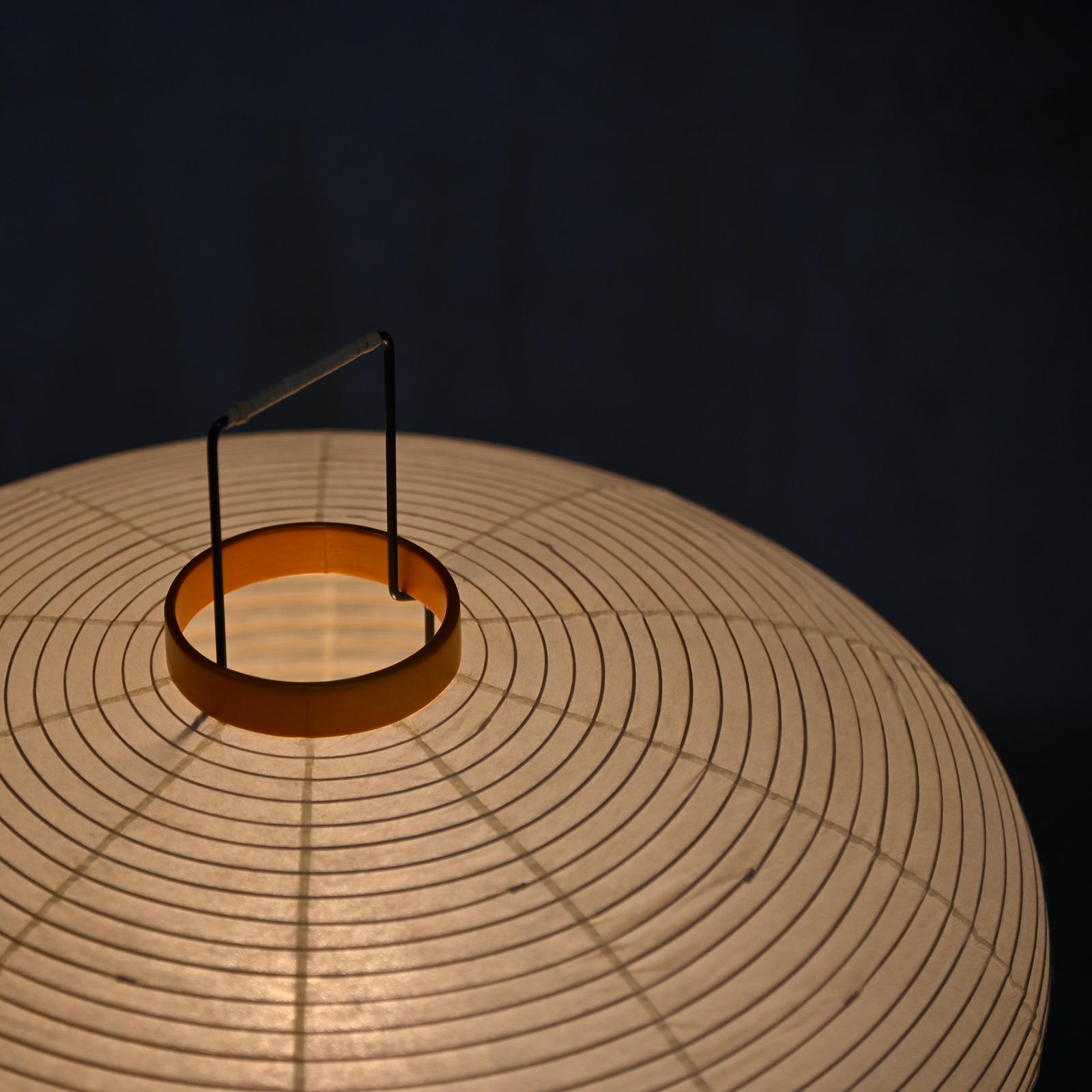 Contemporary Isamu Noguchi Model 9A Akari Light Sculpture Handcrafted by Ozeki, Japan