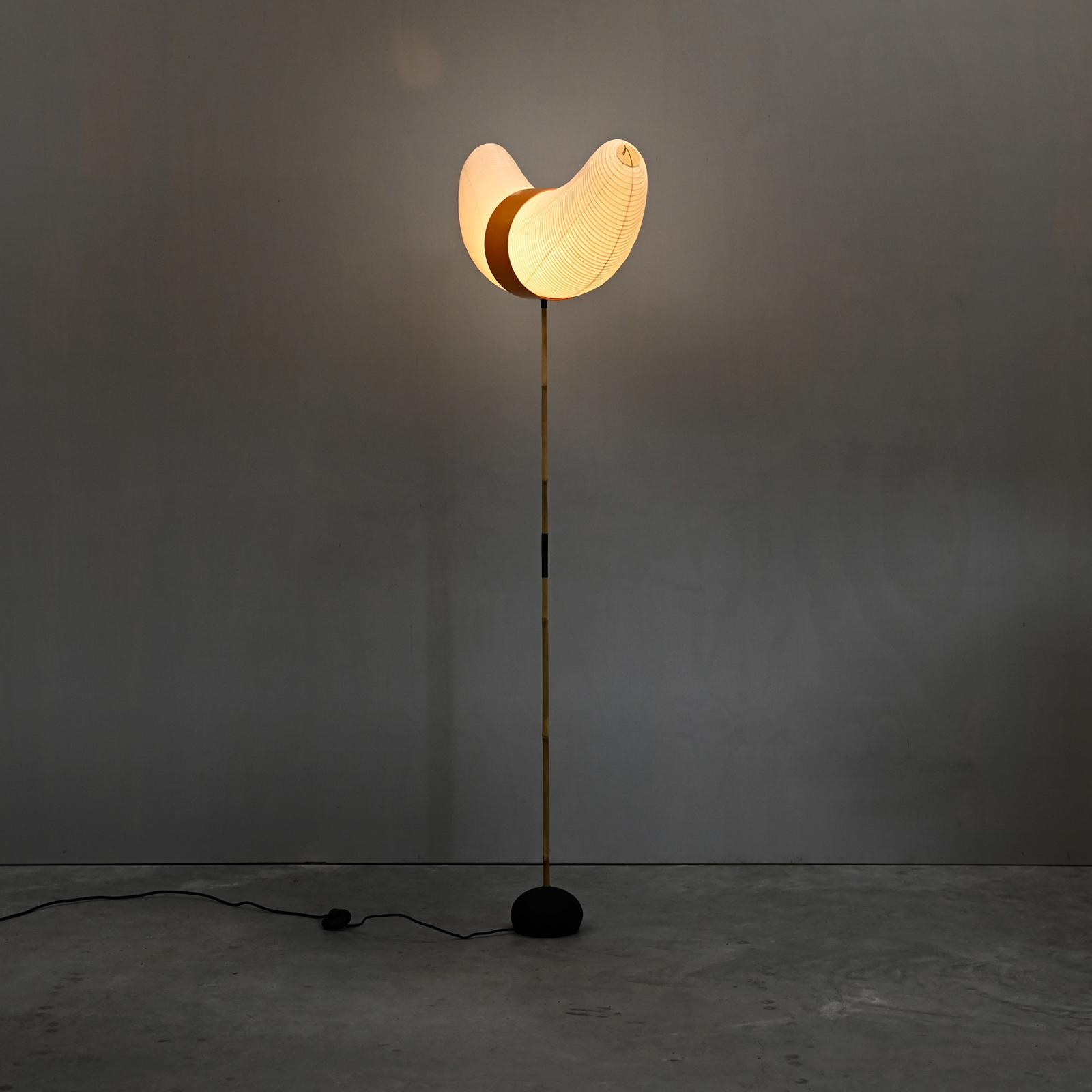 20th Century Isamu Noguchi Model BB3-33S Akari Light Sculpture hand crafted by Ozeki, Japan