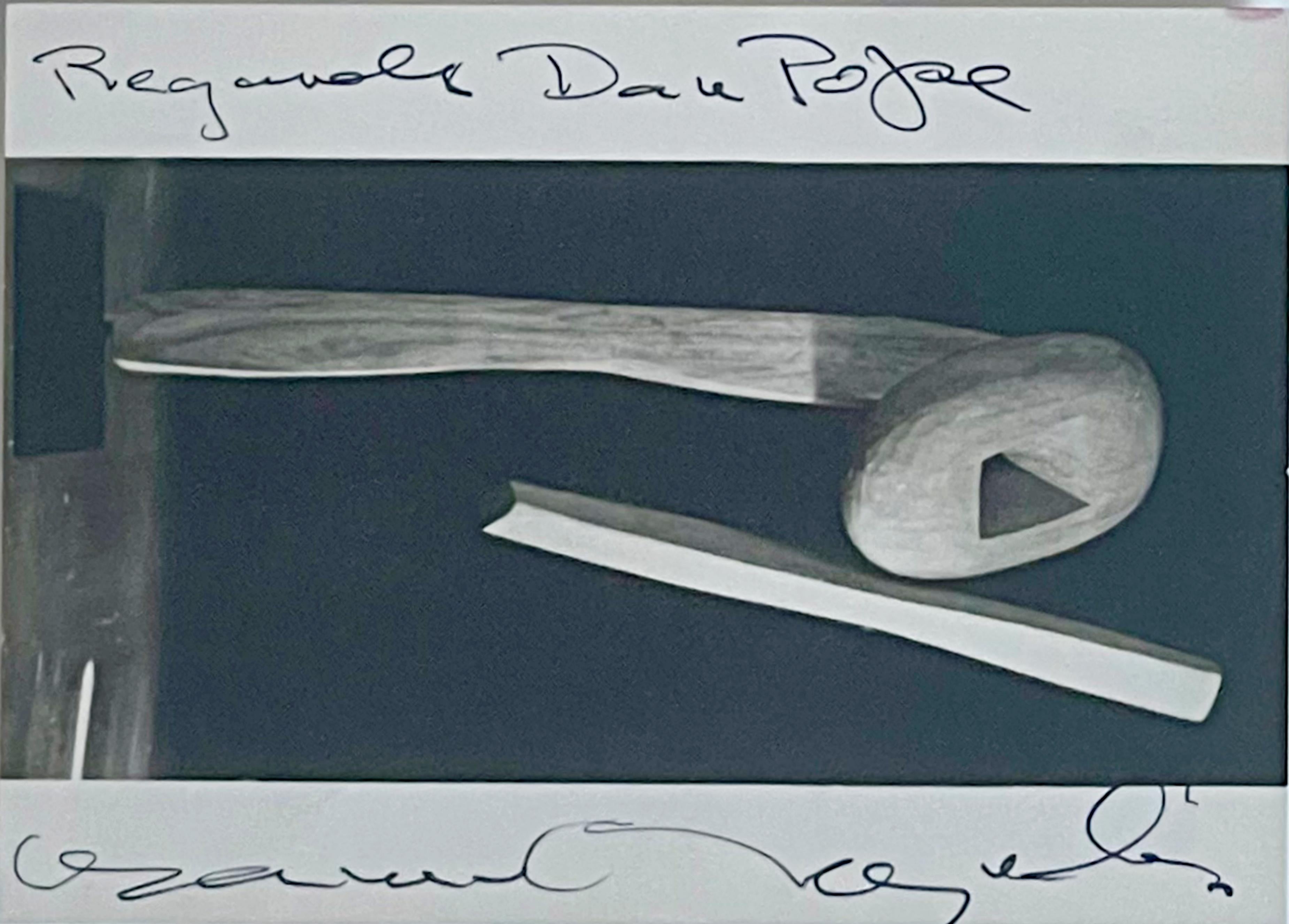 RARE Art Card: The Cry, 1957 (Hand Signed and inscribed by Isamu Noguchi) Framed For Sale 1