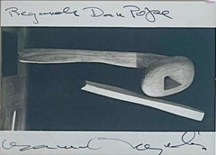 RARE Art Card: The Cry, 1957 (Hand Signed and inscribed by Isamu Noguchi) Framed