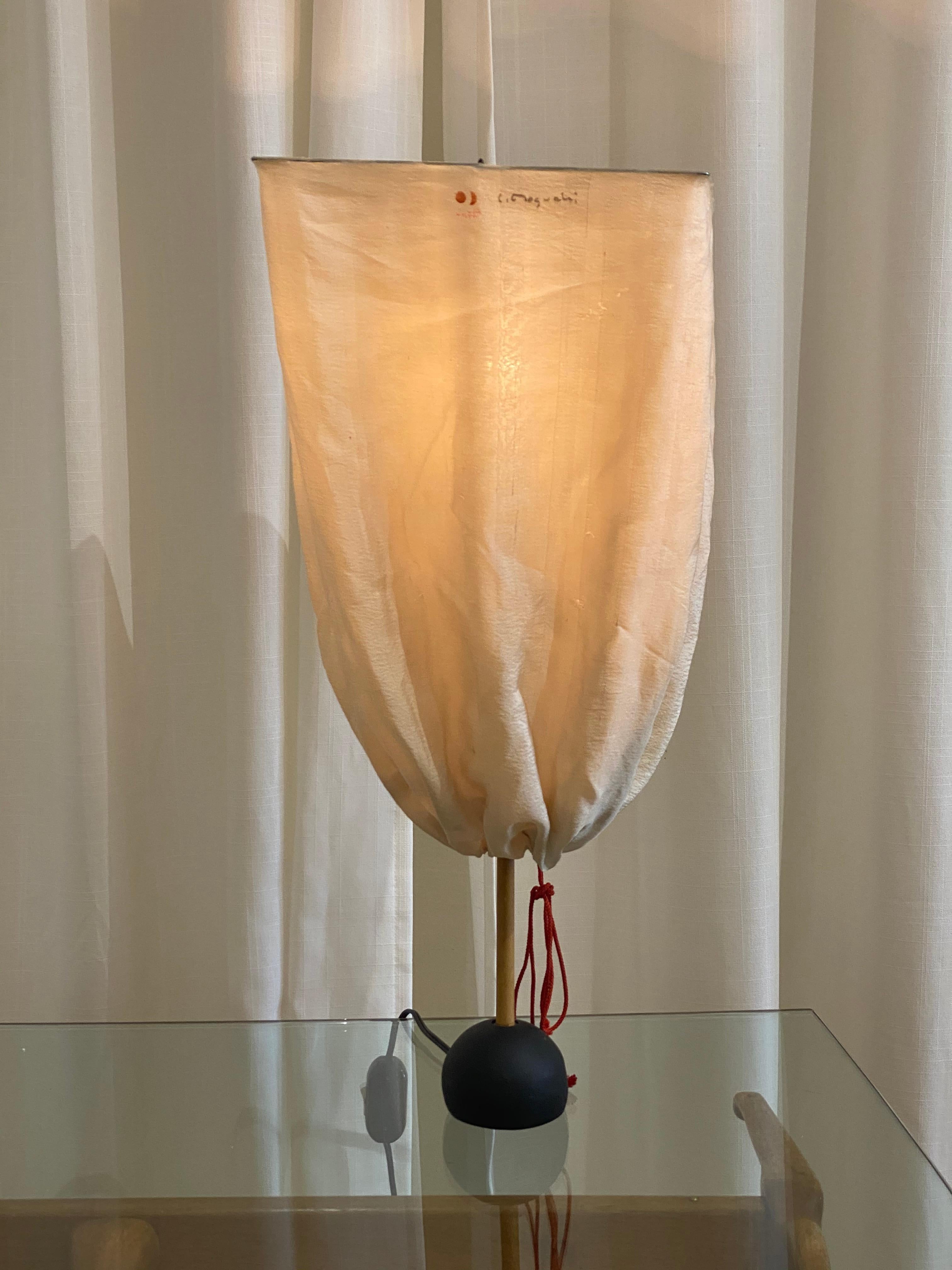 A rare all original table lamp. Designed by Isamu Noguchi, for Ozeki, Japan, 1960s. 

Series started in 1951. 

Other designers of the period include George Nakashima, Paul Frankl, Vladimir Kagan, and T.H. Robsjohn-Gibbings.