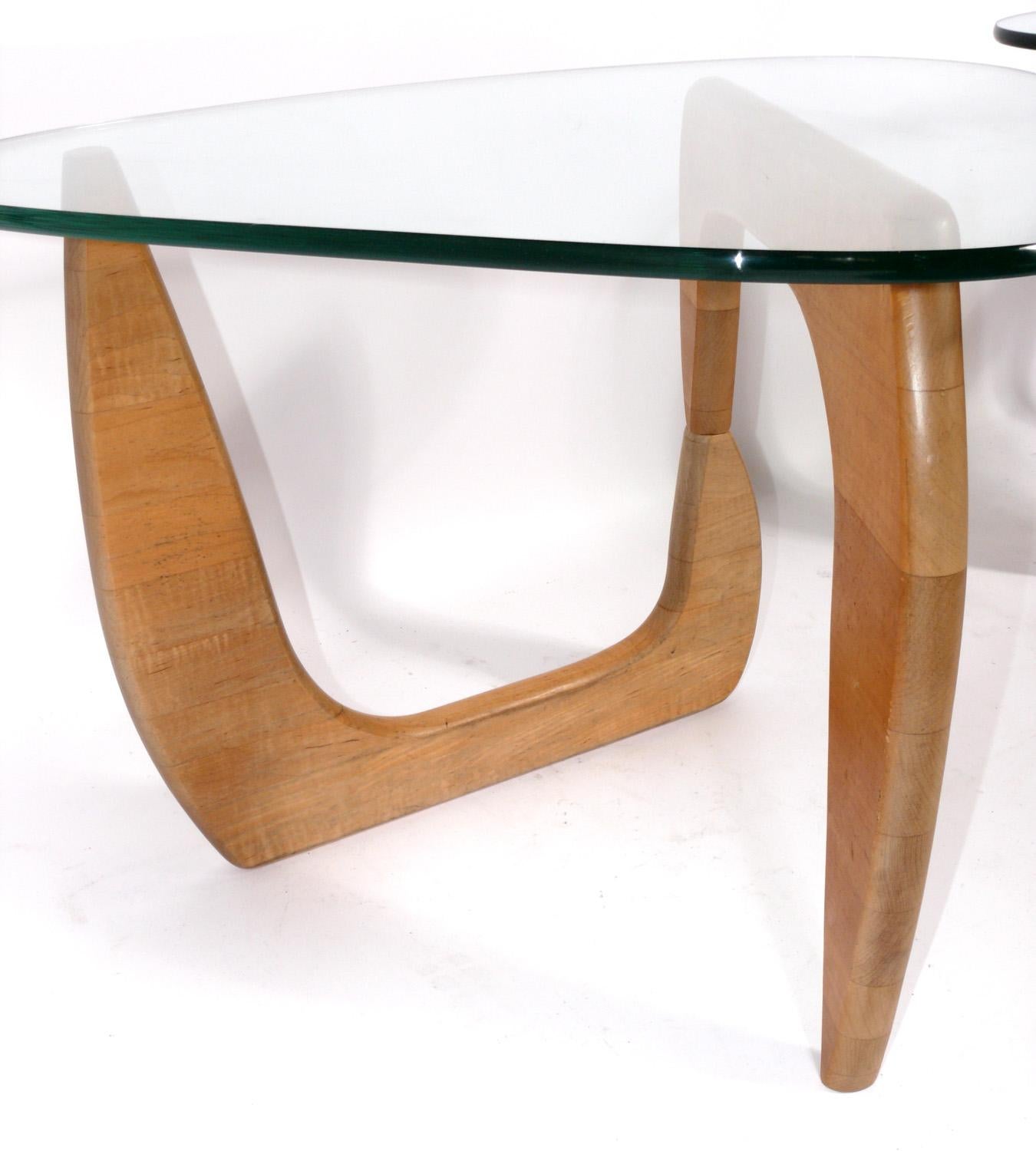 American Isamu Noguchi Style End Tables 
