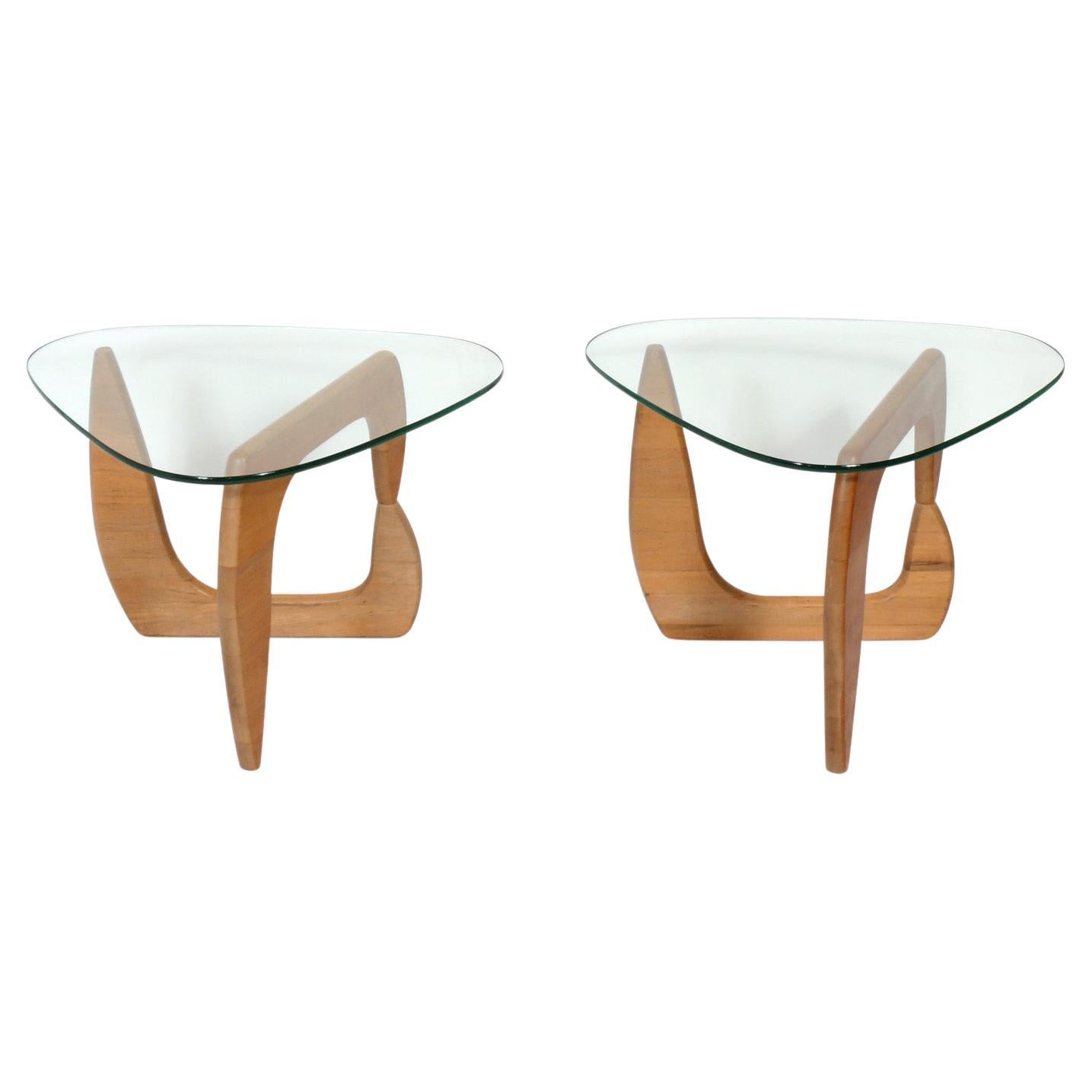 Isamu Noguchi Style End Tables 