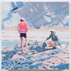 Rock Cliff (Pink Sweater)