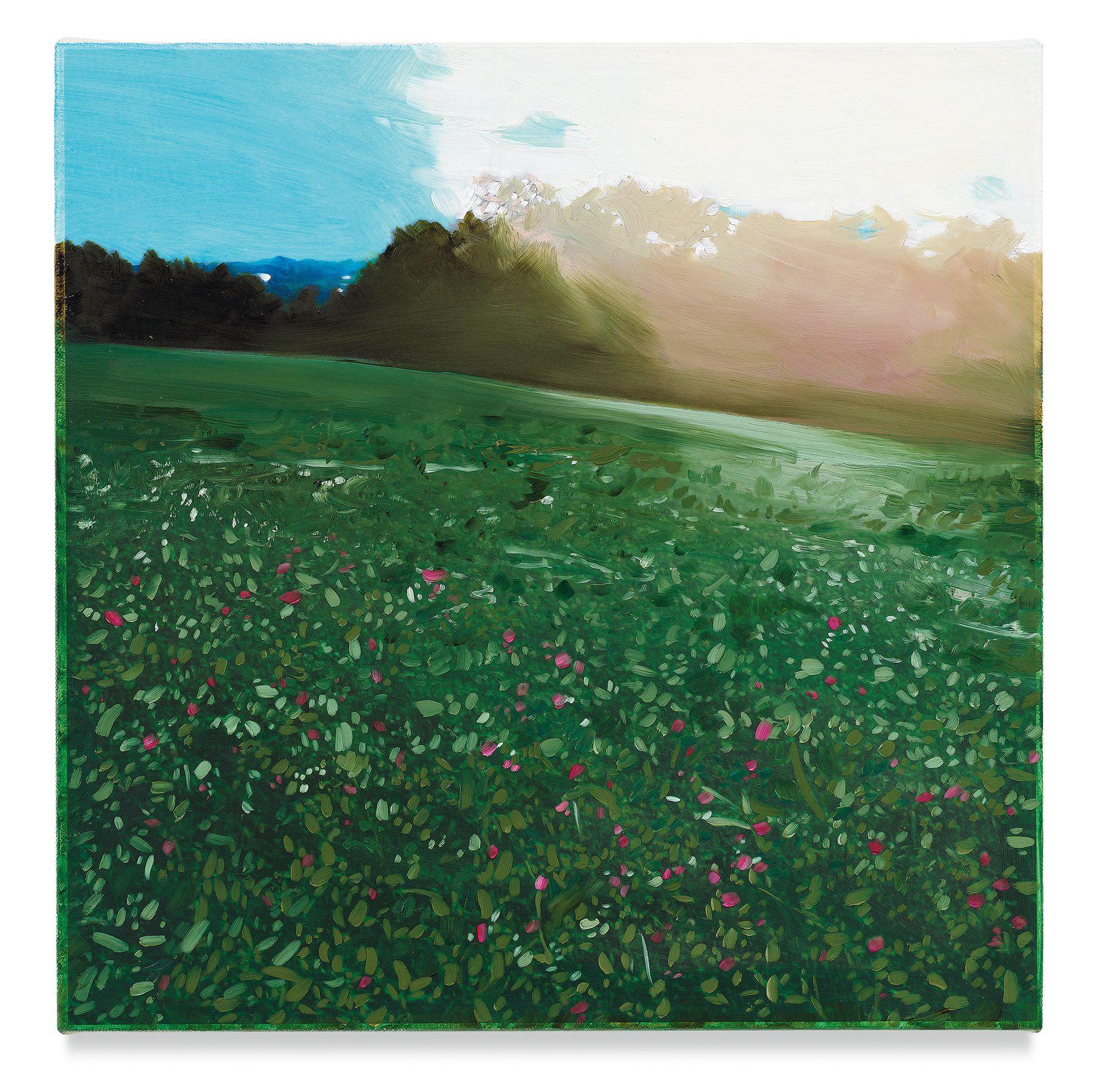 Isca Greenfield-Sanders Landscape Painting - Hillside