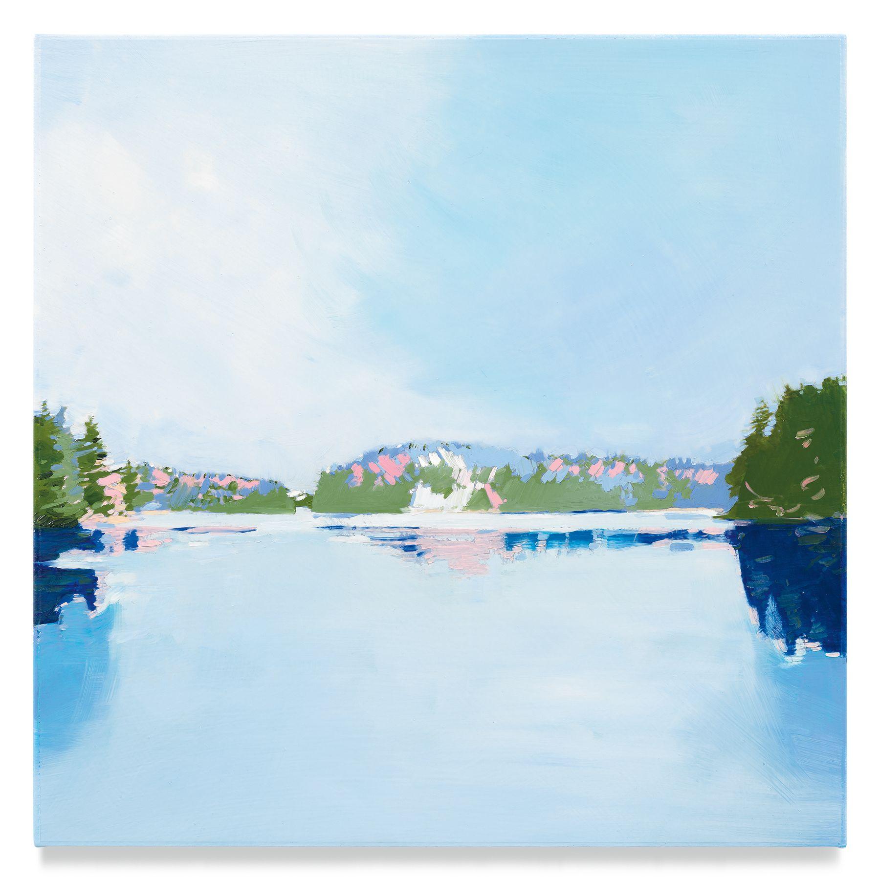 Landscape Painting de Isca Greenfield-Sanders - Lago