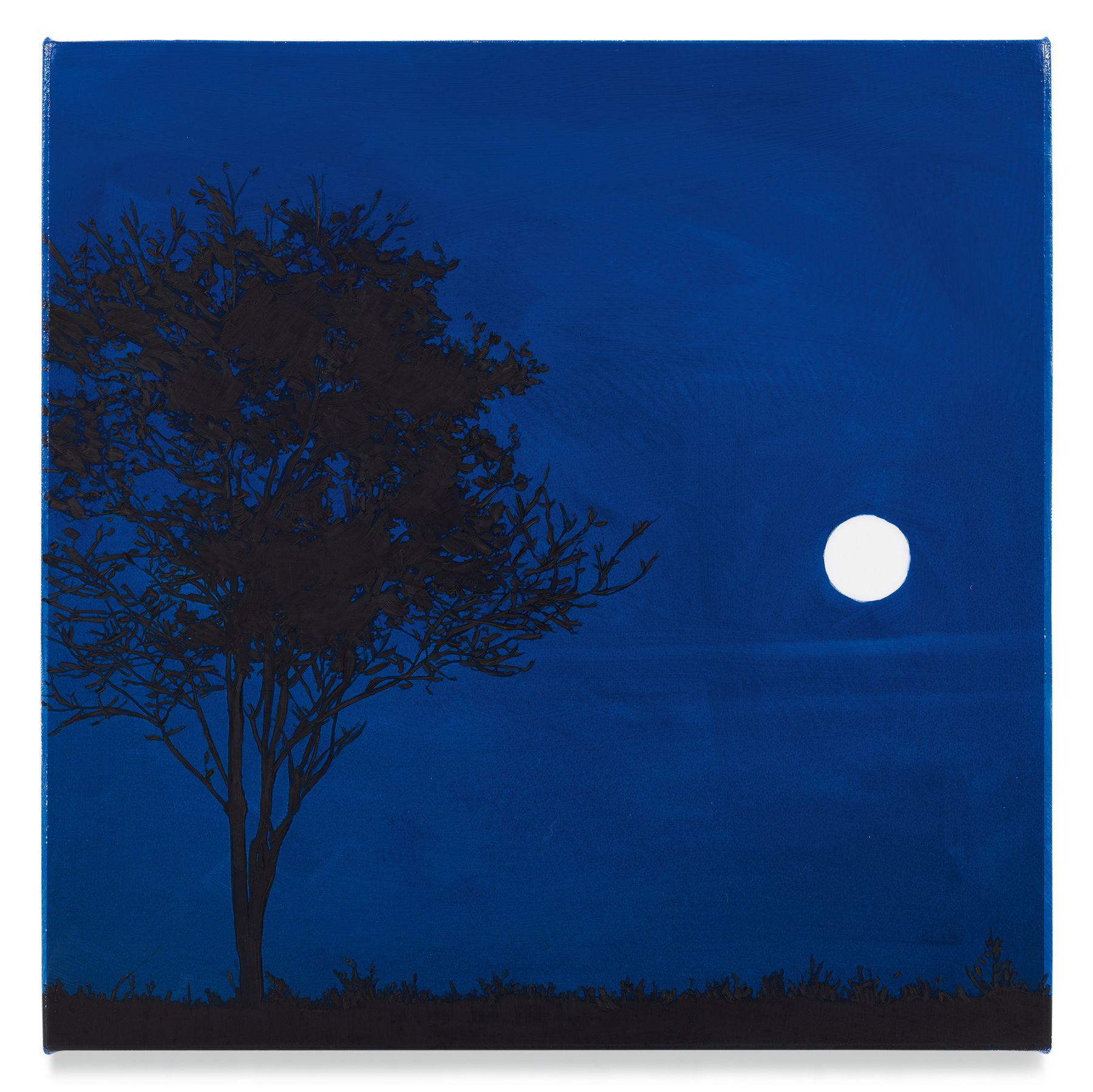 Isca Greenfield-Sanders Landscape Painting - Moon