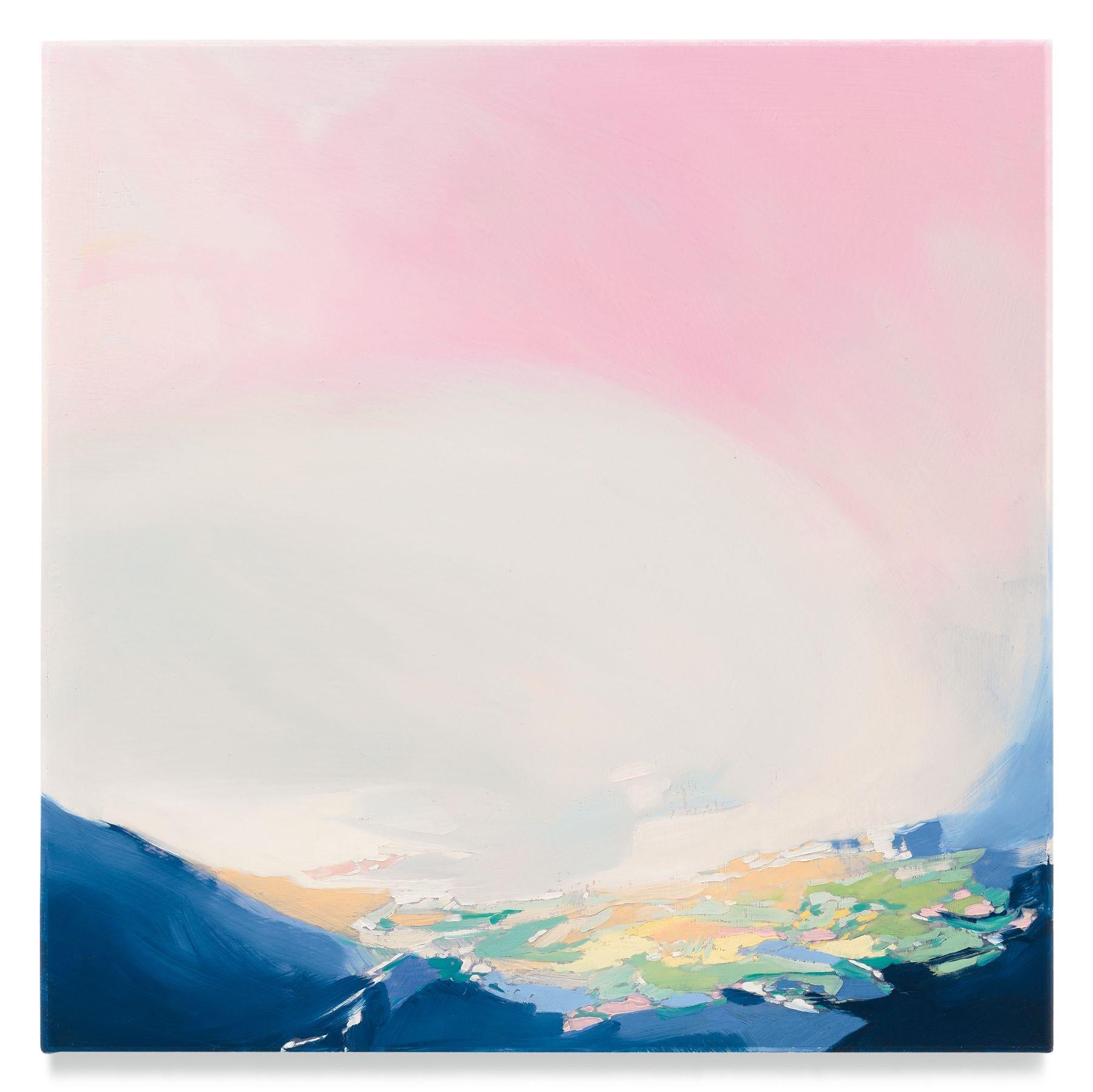 Isca Greenfield-Sanders Landscape Painting - Pink Valley