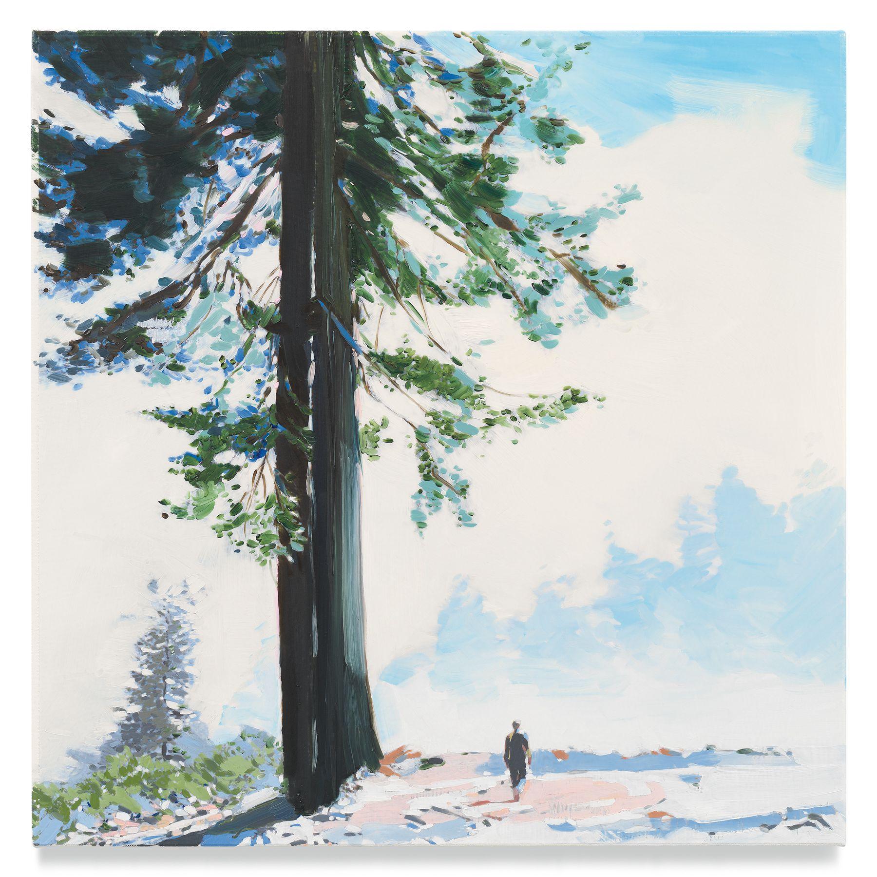 Isca Greenfield-Sanders Landscape Painting - Redwood