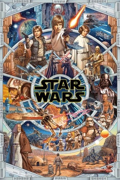Ise Anaphada - Star Wars: un'epica saga - Poster cinematografici del cinema contemporaneo