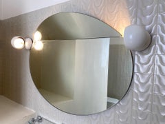 Iseo mirror by Hiroyuki Toyoda for Simon Gavina, Italy 1980s (Big Size)