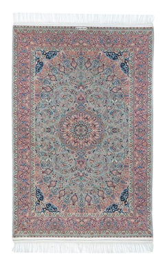 Vintage Isfahan Rug 3'4'' x 5'2''