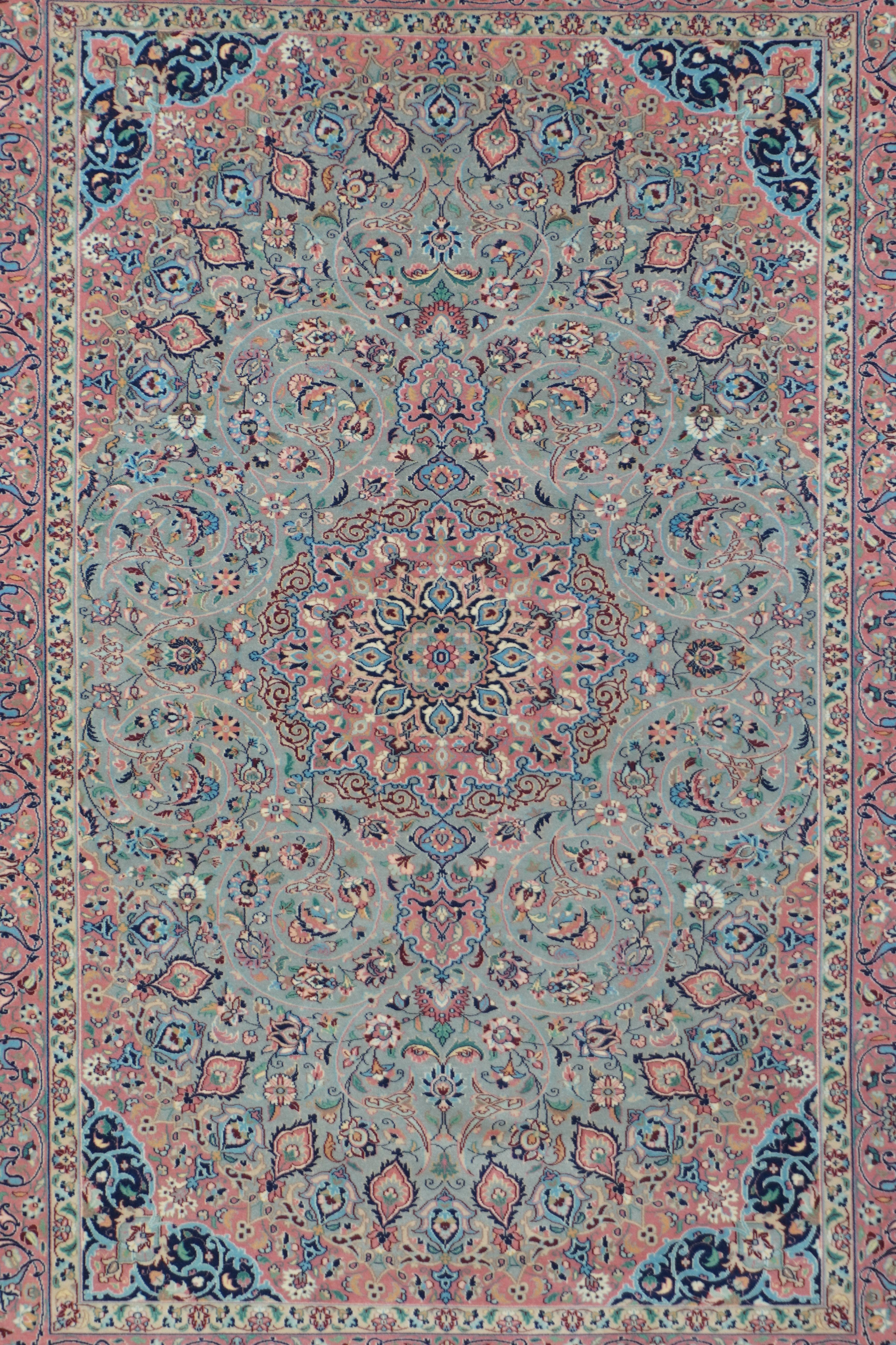 Alfombra Vintage Isfahan 3'4'' x 5'2'' en Excelente estado para la venta en New York, NY
