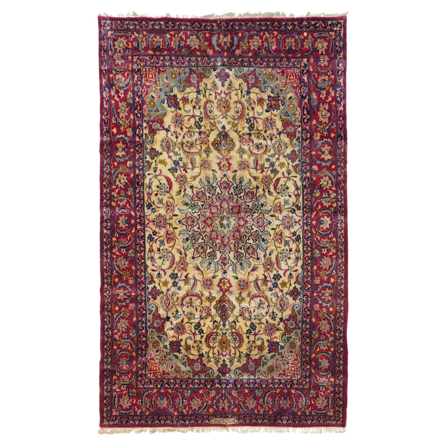 Isfahan Rug 3'6'' x 5'11''