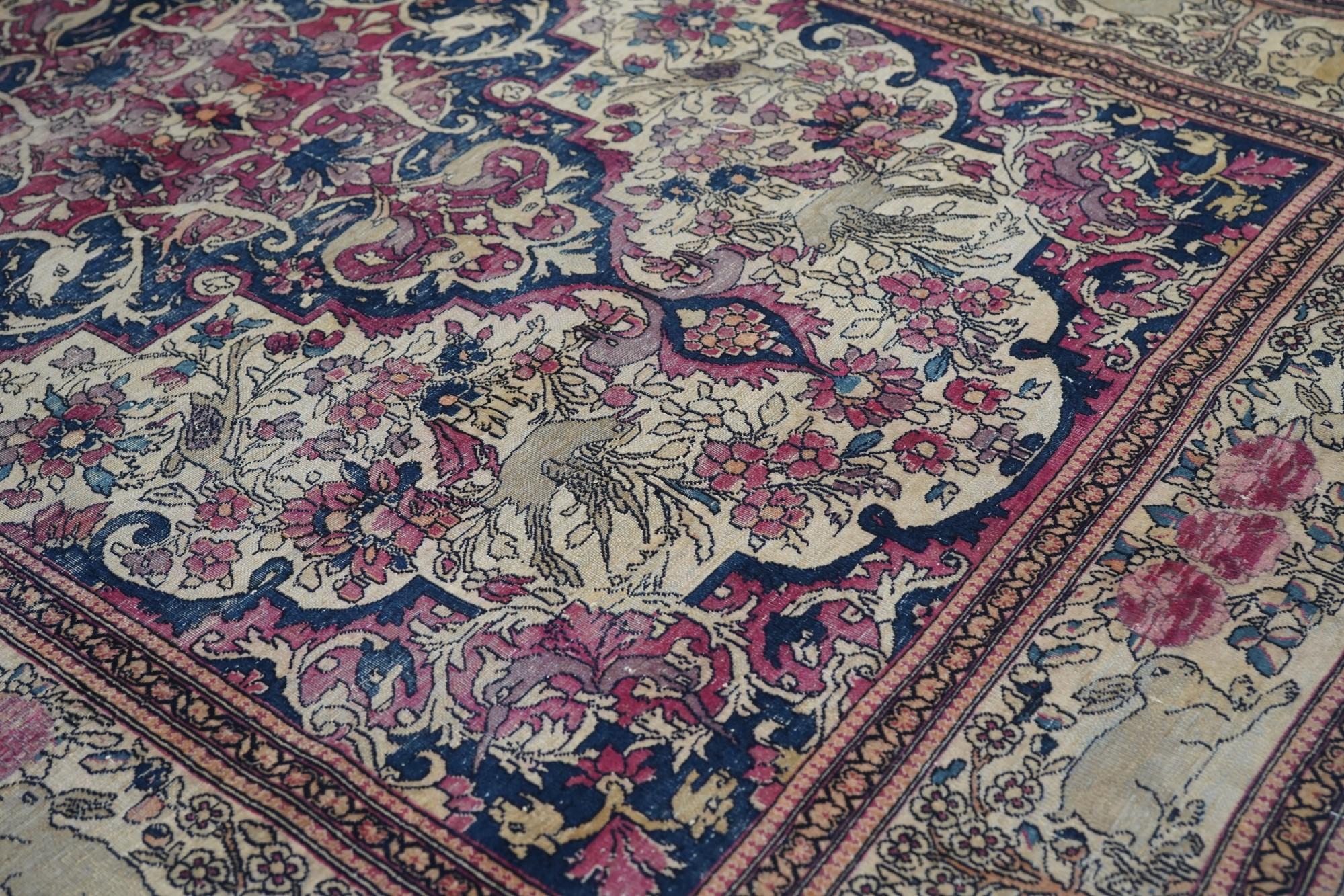 Wool Isfahan Rug For Sale