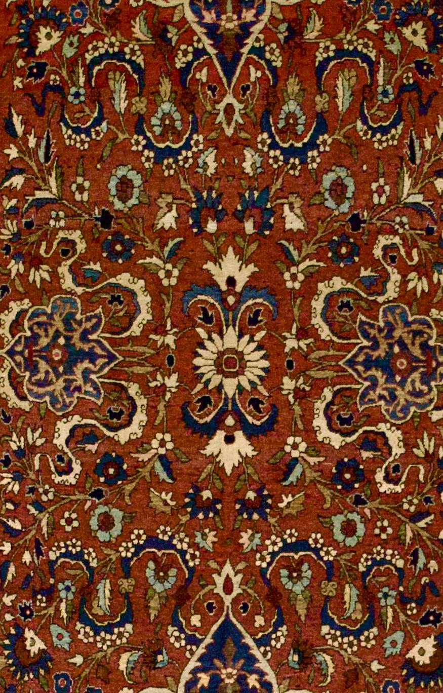 Isfahan Teppich 4'6