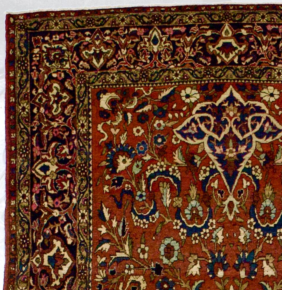 Isfahan Teppich 4'6